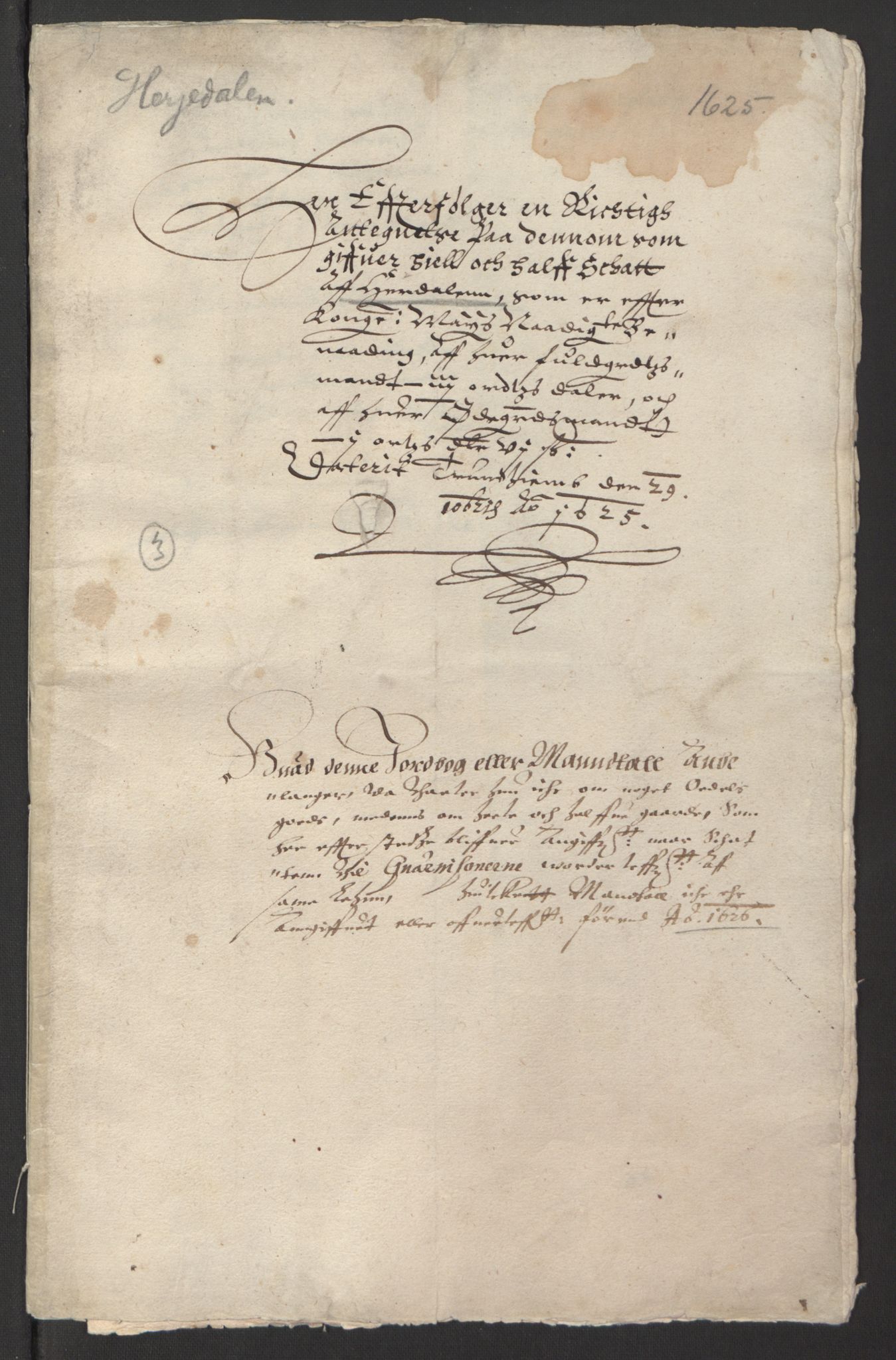 Stattholderembetet 1572-1771, AV/RA-EA-2870/Ek/L0013/0001: Jordebøker til utlikning av rosstjeneste 1624-1626: / Odelsjordebøker for Trondheim len, 1624-1625, p. 140