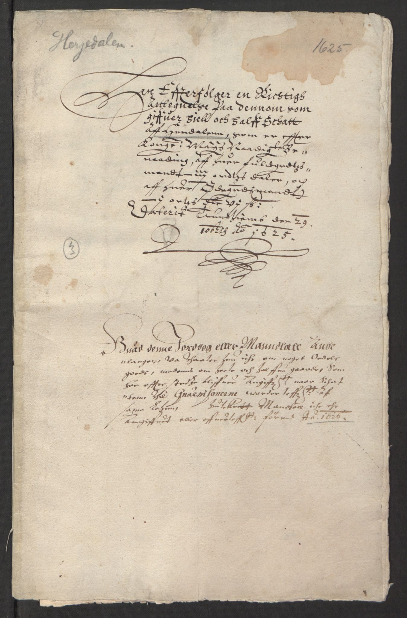 Stattholderembetet 1572-1771, RA/EA-2870/Ek/L0013/0001: Jordebøker til utlikning av rosstjeneste 1624-1626: / Odelsjordebøker for Trondheim len, 1624-1625, p. 140