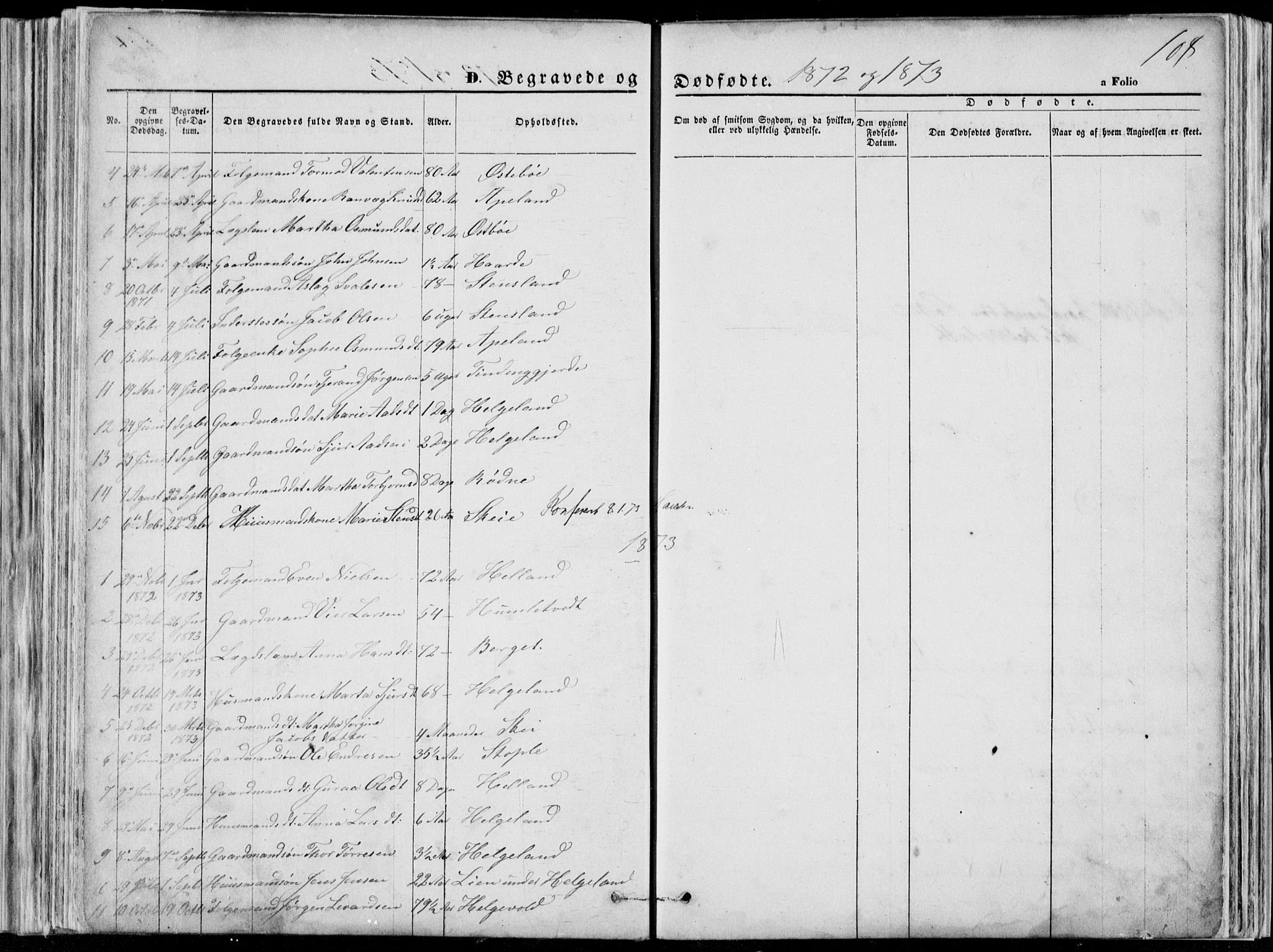 Vikedal sokneprestkontor, SAST/A-101840/01/V: Parish register (copy) no. B 10, 1864-1926, p. 108