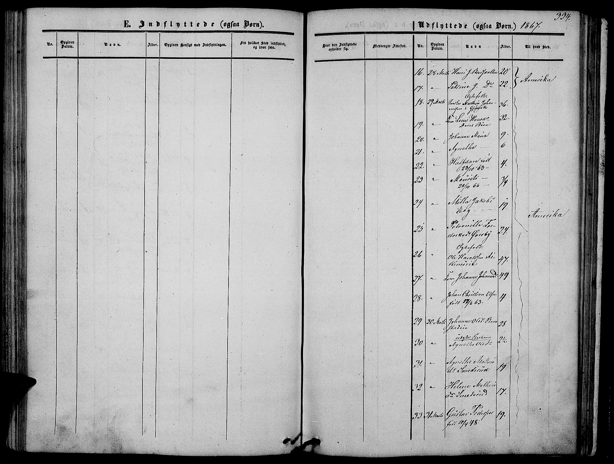 Vardal prestekontor, SAH/PREST-100/H/Ha/Hab/L0005: Parish register (copy) no. 5, 1854-1868, p. 334