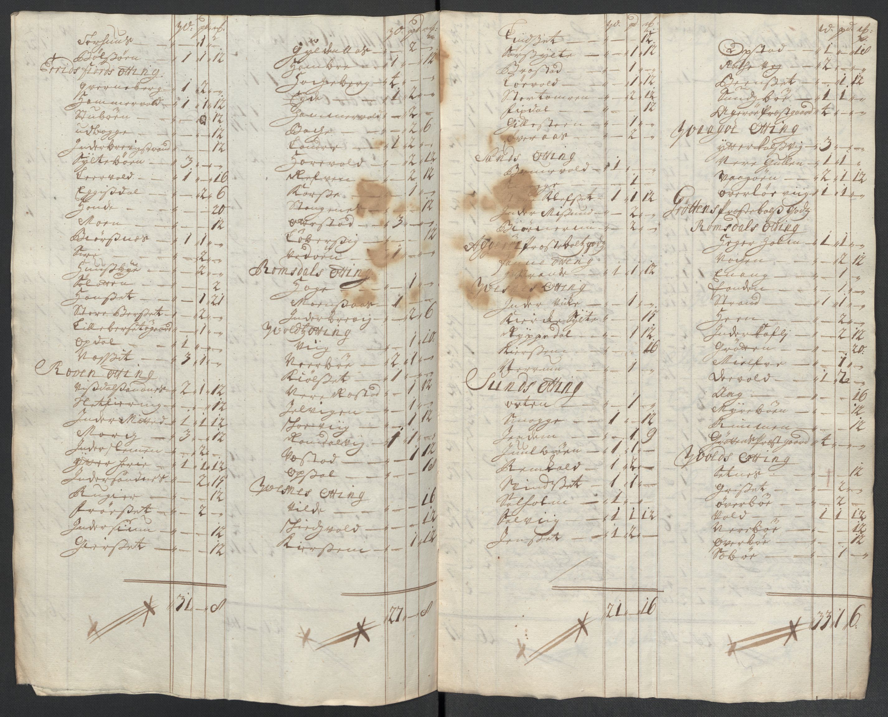 Rentekammeret inntil 1814, Reviderte regnskaper, Fogderegnskap, AV/RA-EA-4092/R55/L3657: Fogderegnskap Romsdal, 1706, p. 159