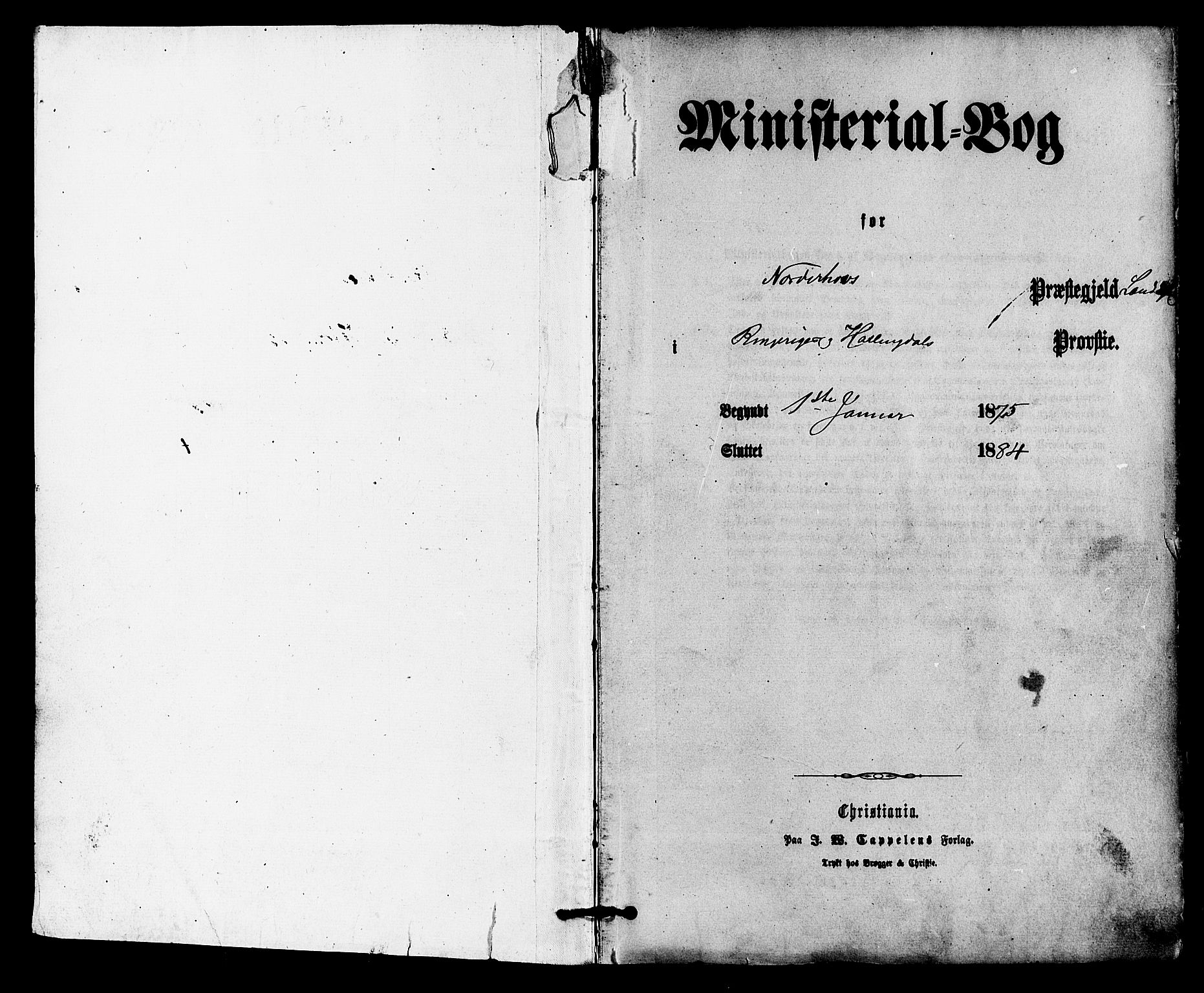 Norderhov kirkebøker, AV/SAKO-A-237/F/Fa/L0015: Parish register (official) no. 15, 1875-1884