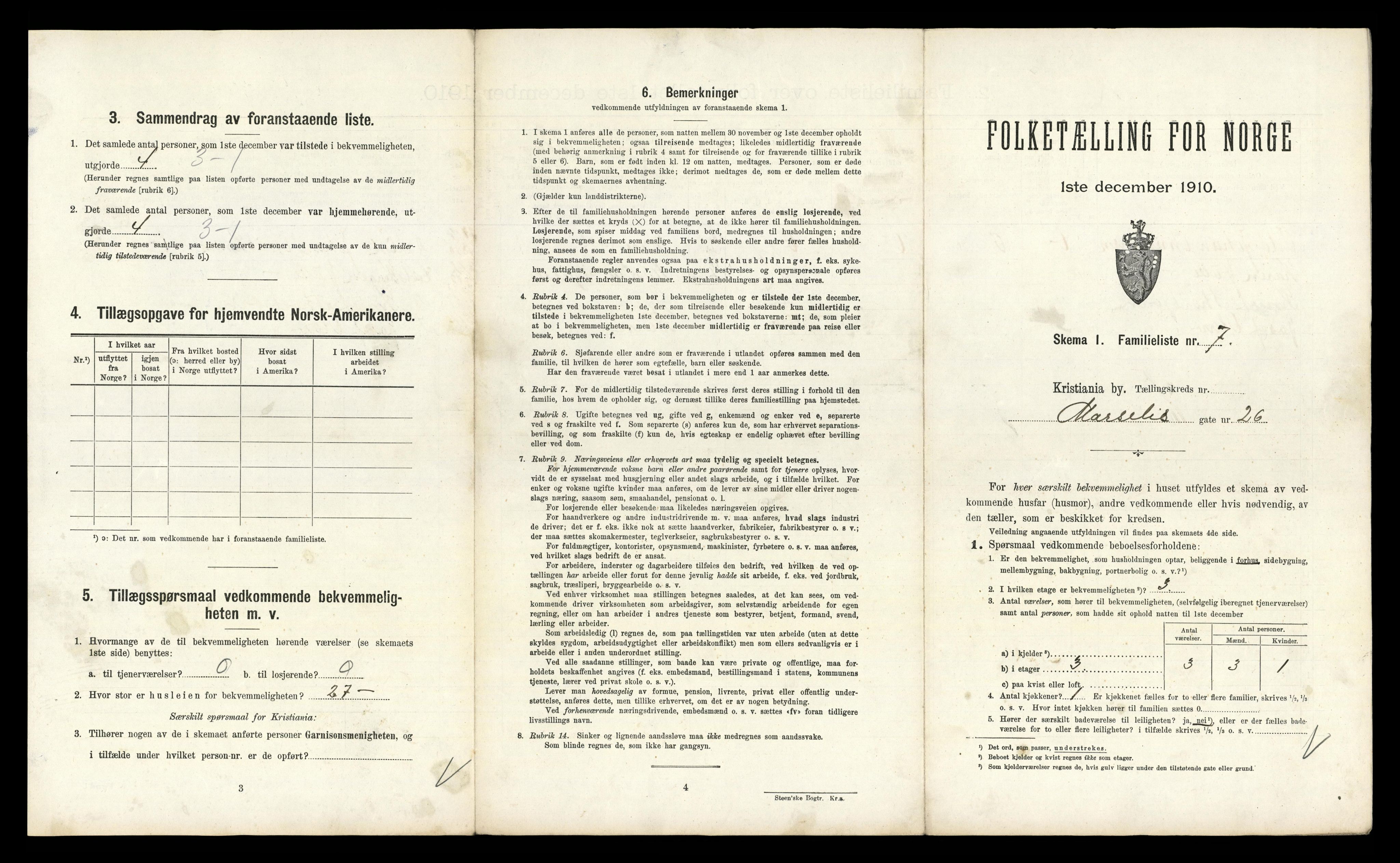 RA, 1910 census for Kristiania, 1910, p. 63187