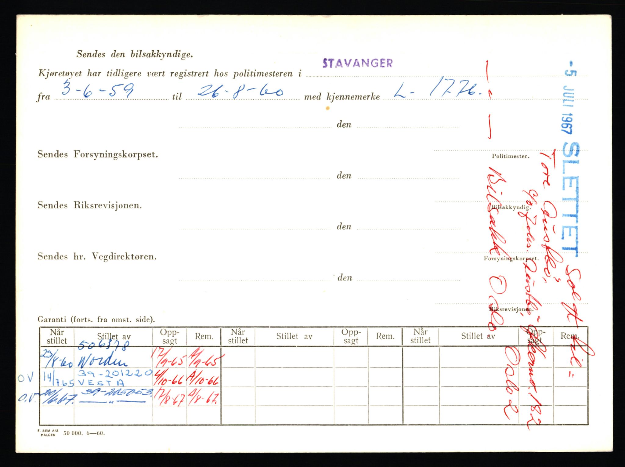 Stavanger trafikkstasjon, AV/SAST-A-101942/0/F/L0065: L-65400 - L-67649, 1930-1971, p. 1814