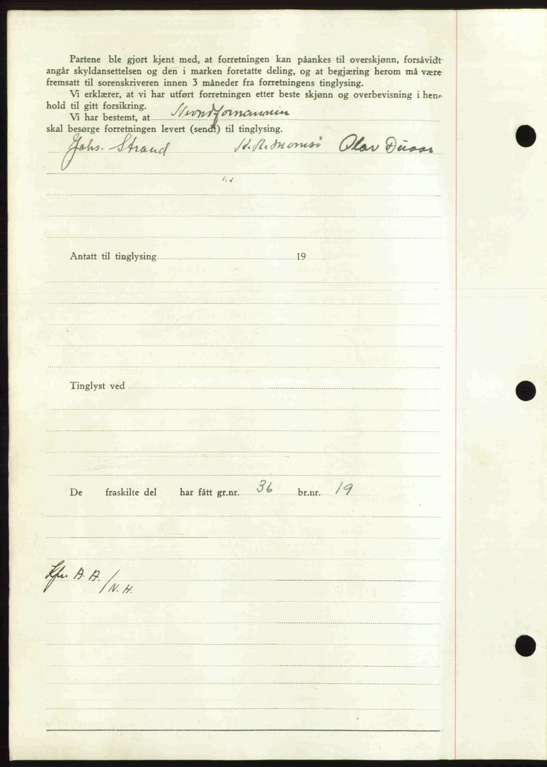 Nordmøre sorenskriveri, AV/SAT-A-4132/1/2/2Ca: Mortgage book no. A102, 1946-1946, Diary no: : 1880/1946