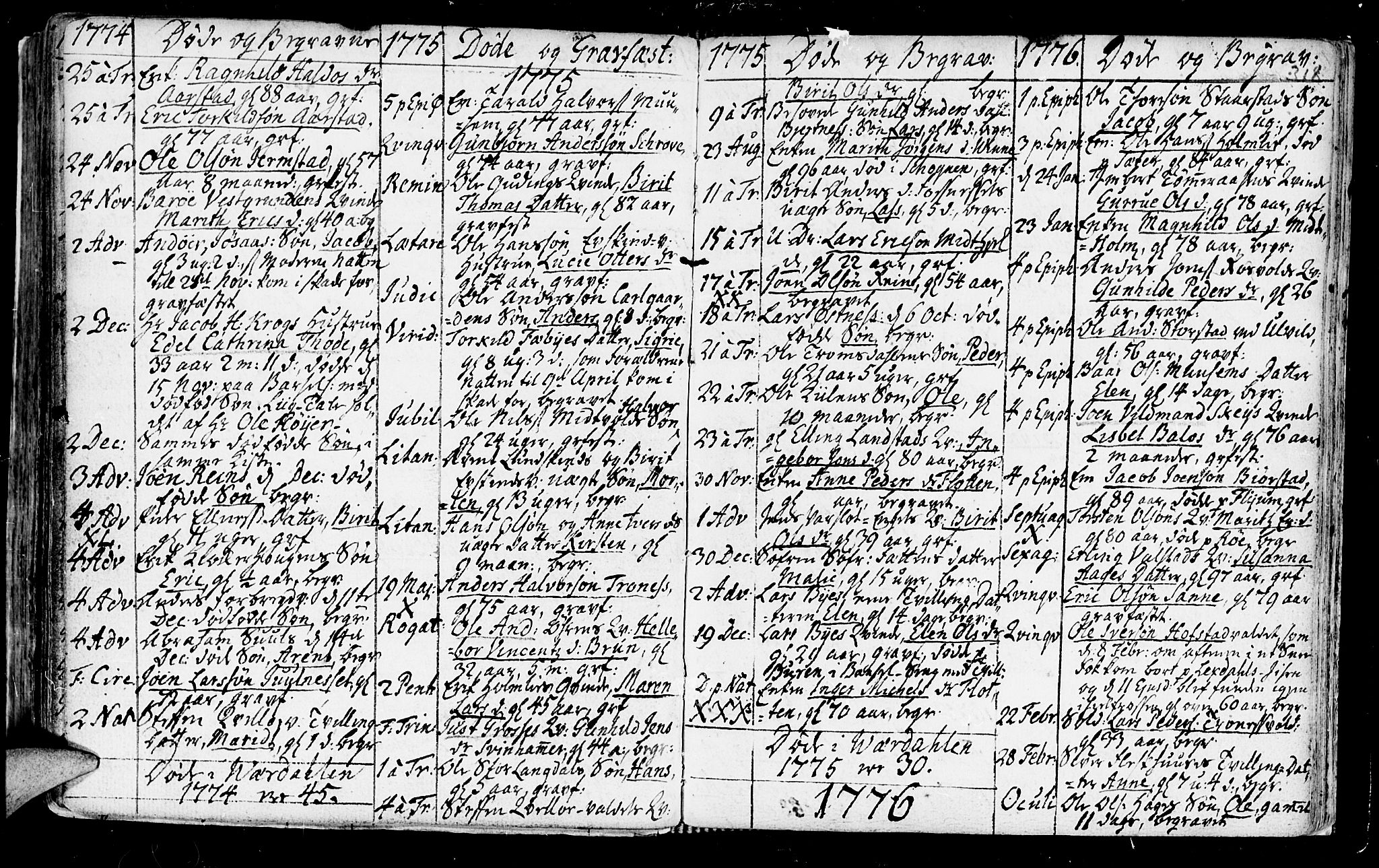 Ministerialprotokoller, klokkerbøker og fødselsregistre - Nord-Trøndelag, SAT/A-1458/723/L0231: Parish register (official) no. 723A02, 1748-1780, p. 318