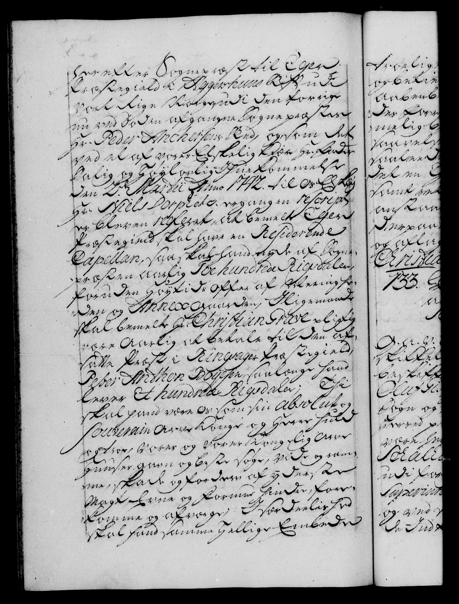 Danske Kanselli 1572-1799, AV/RA-EA-3023/F/Fc/Fca/Fcaa/L0035: Norske registre, 1746-1748, p. 237b