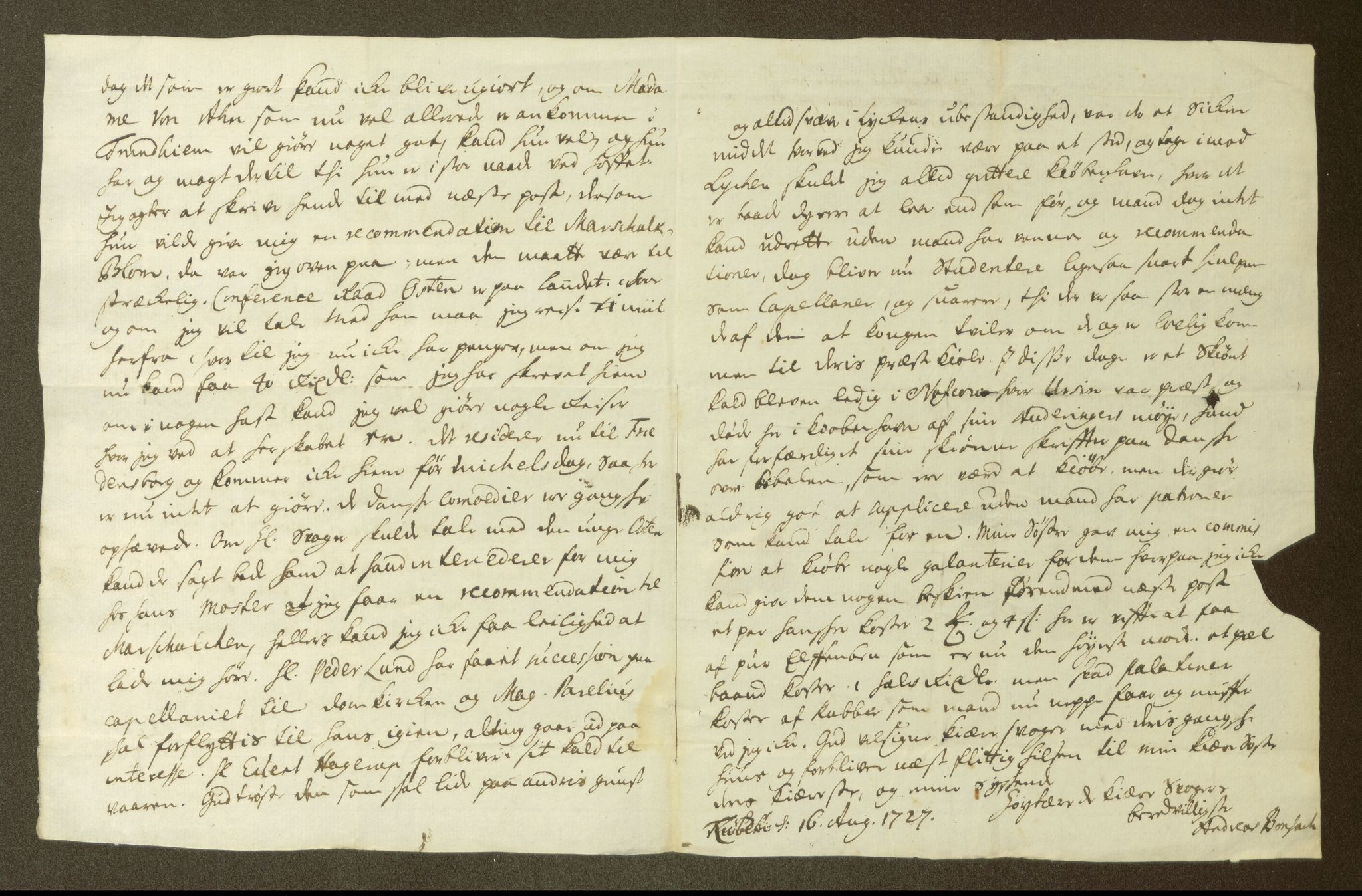 Horneman, SAT/PA-0236/G/L0130: Familiebrev og dokumenter: Bonsach, 1727-1763, p. 10