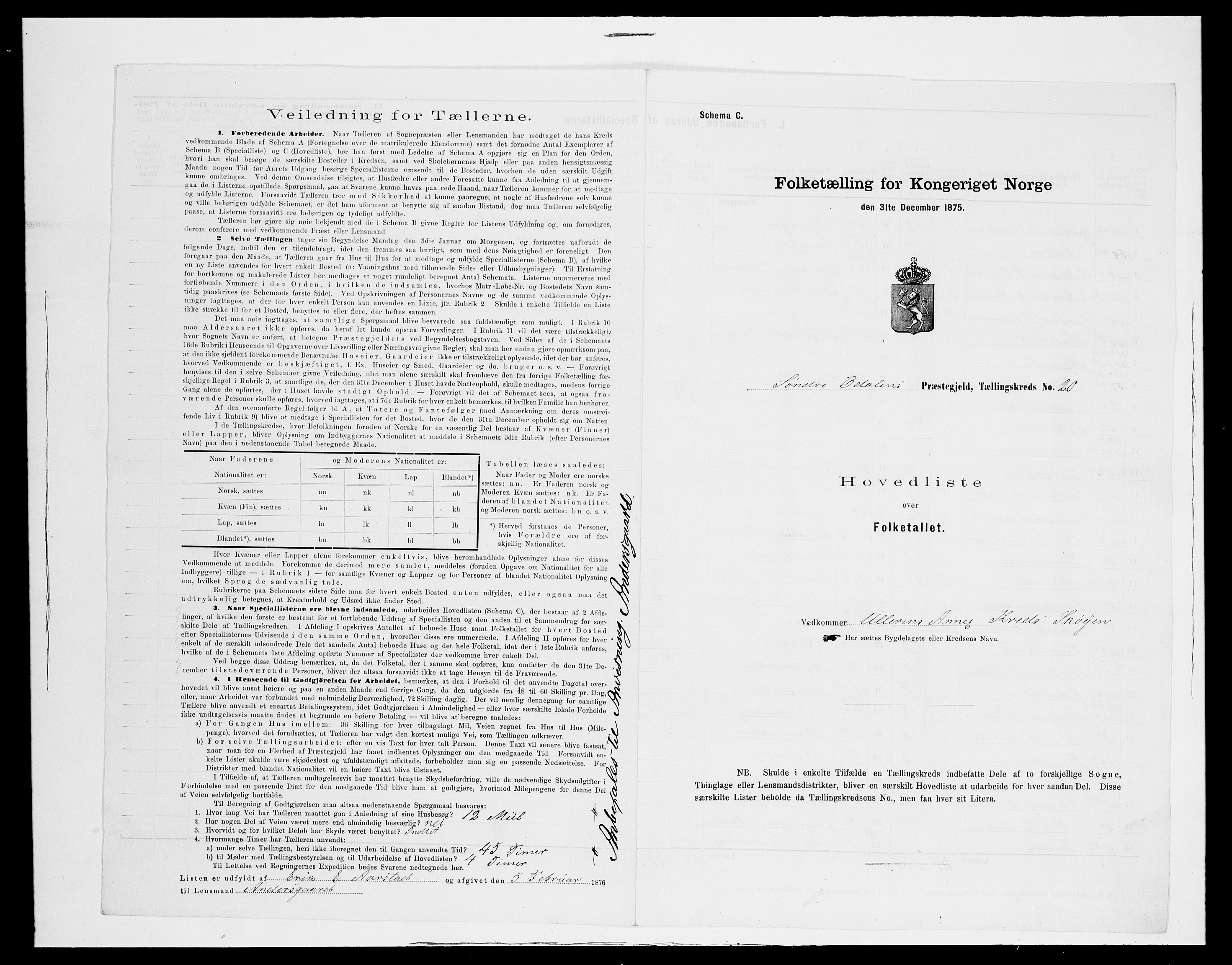 SAH, 1875 census for 0419P Sør-Odal, 1875, p. 65