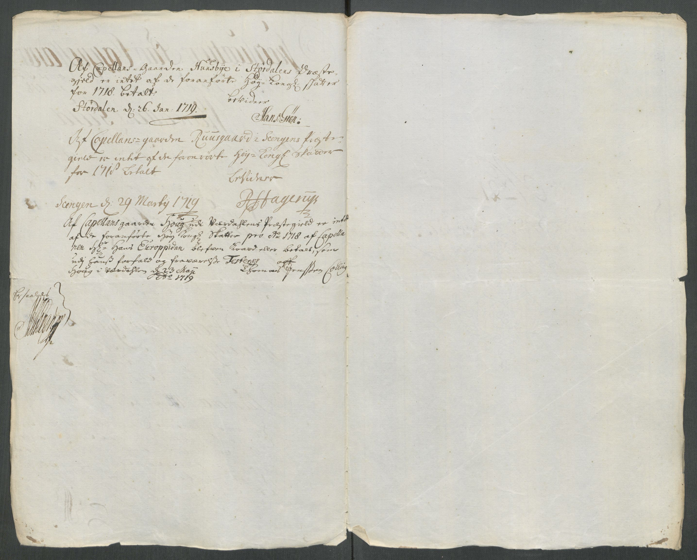 Rentekammeret inntil 1814, Reviderte regnskaper, Fogderegnskap, RA/EA-4092/R62/L4208: Fogderegnskap Stjørdal og Verdal, 1718, p. 236