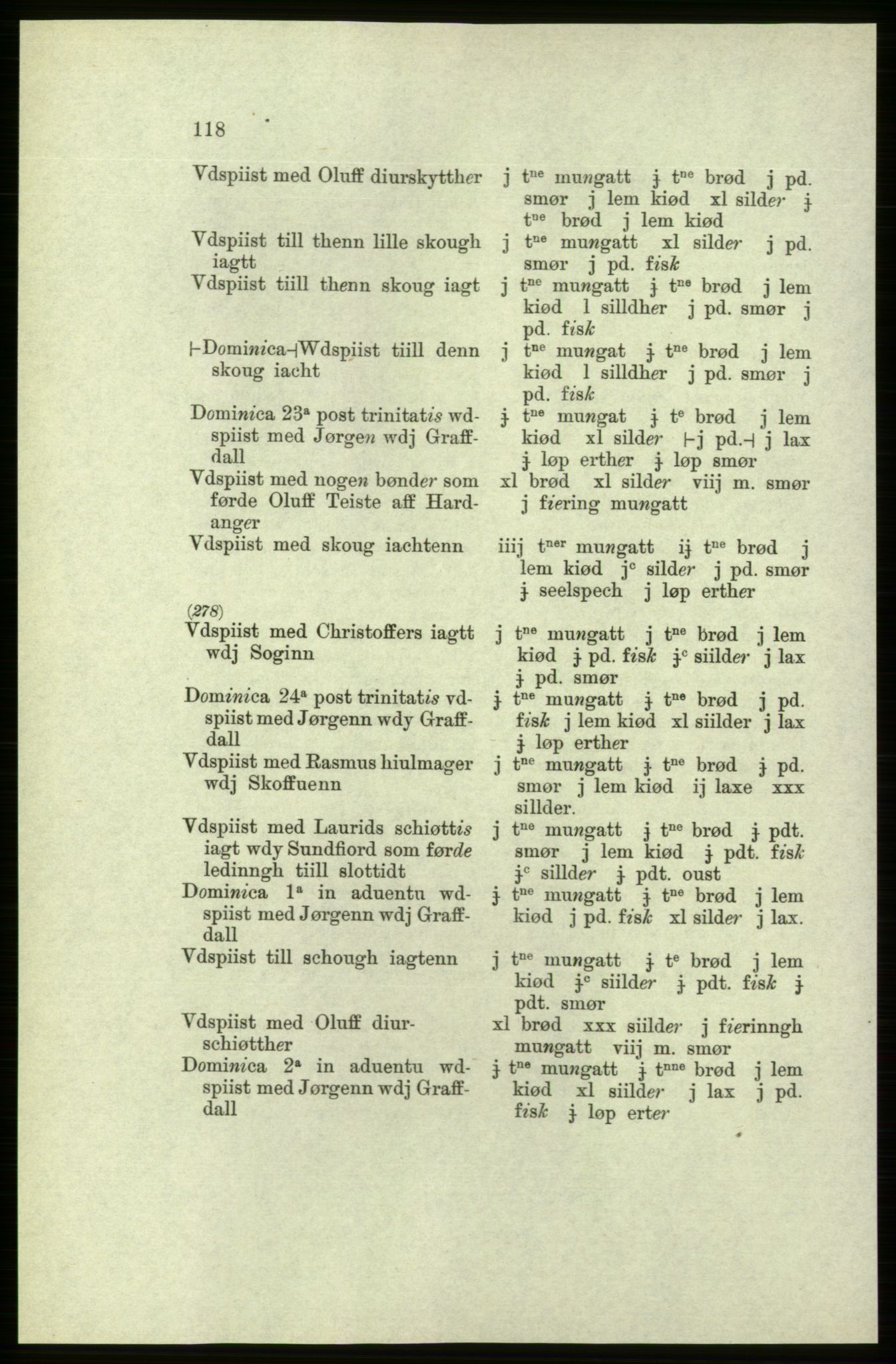 Publikasjoner utgitt av Arkivverket, PUBL/PUBL-001/C/0005: Bind 5: Rekneskap for Bergenhus len 1566-1567: B. Utgift C. Dei nordlandske lena og Finnmark D. Ekstrakt, 1566-1567, p. 118