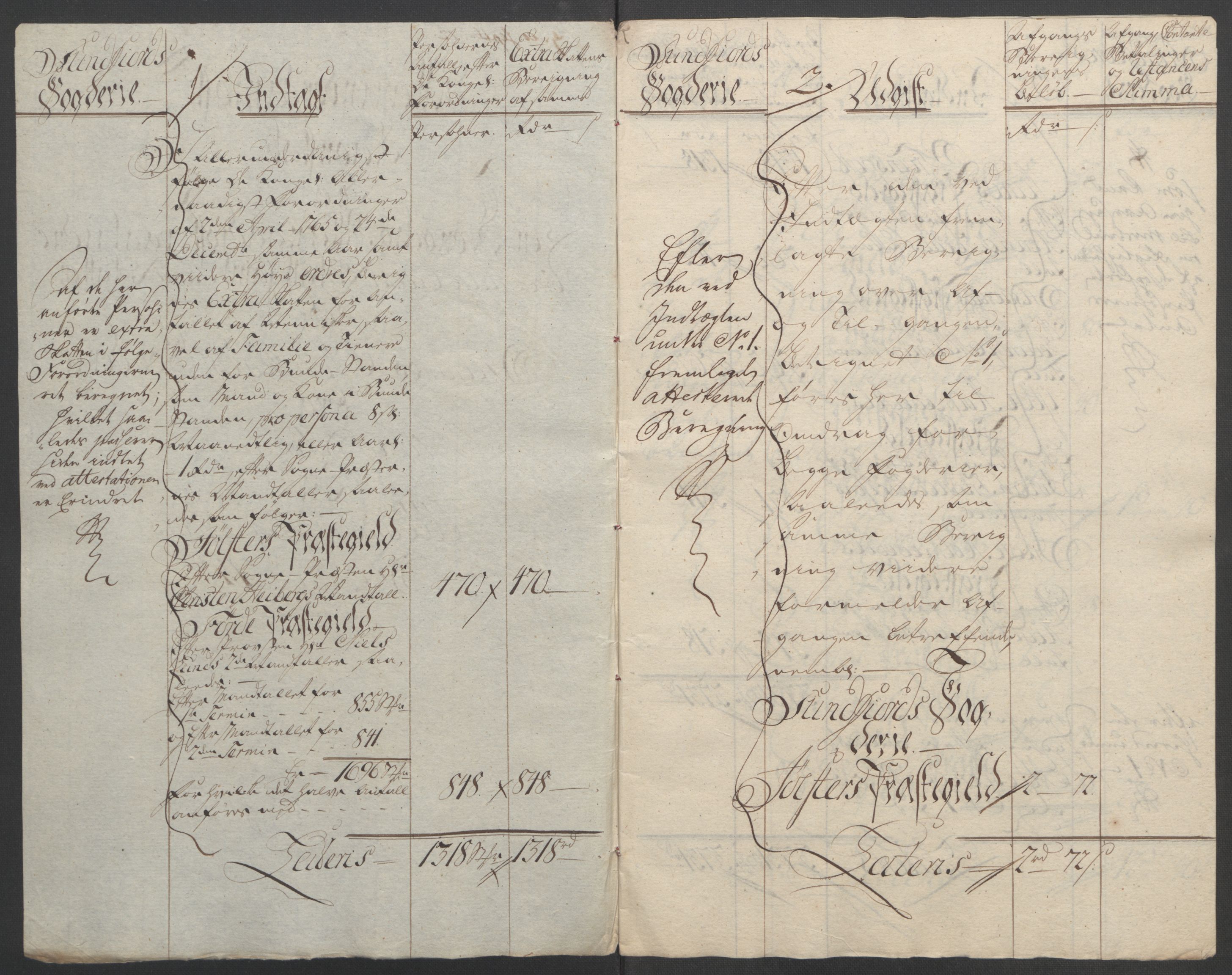 Rentekammeret inntil 1814, Reviderte regnskaper, Fogderegnskap, AV/RA-EA-4092/R53/L3550: Ekstraskatten Sunn- og Nordfjord, 1762-1771, p. 199