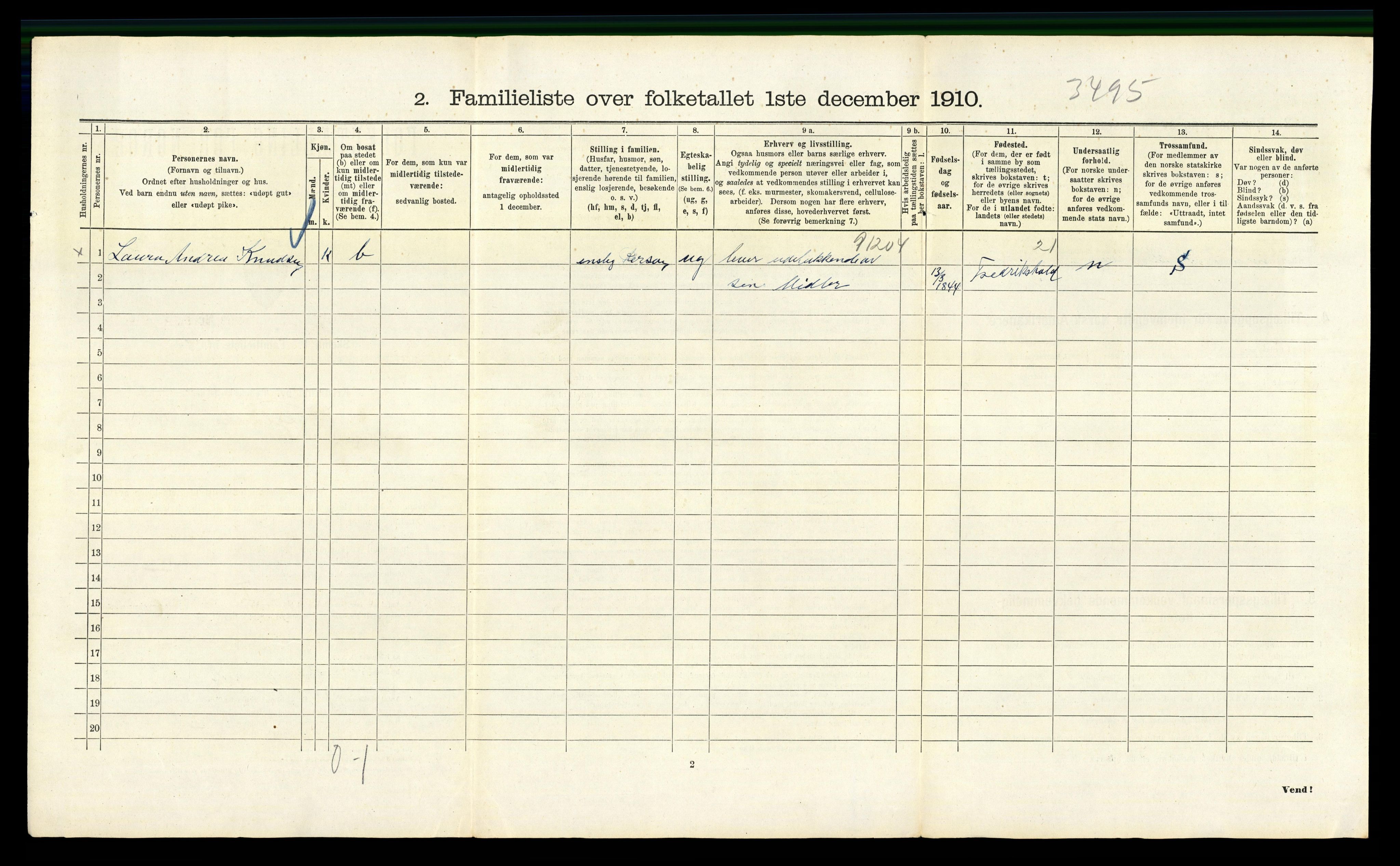 RA, 1910 census for Kristiania, 1910, p. 103222