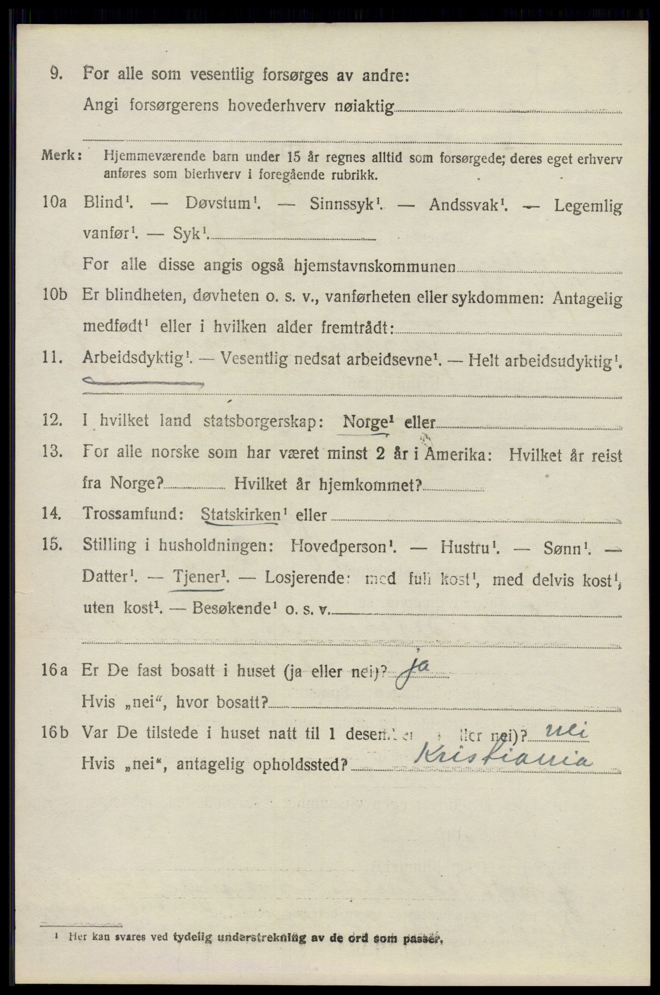 SAO, 1920 census for Oppegård, 1920, p. 6594