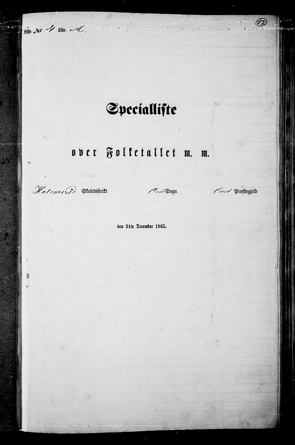 RA, 1865 census for Onsøy, 1865, p. 90