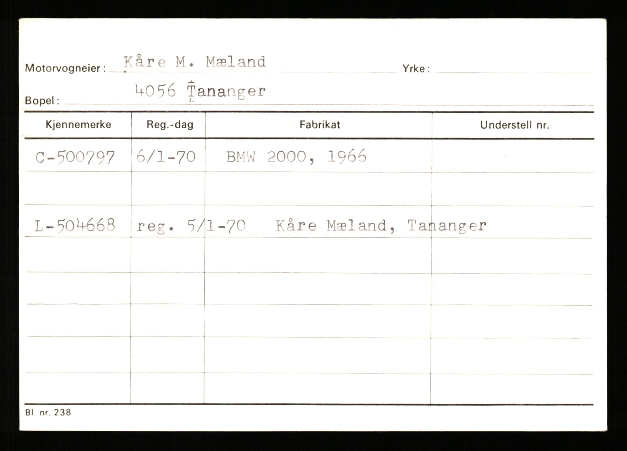 Stavanger trafikkstasjon, AV/SAST-A-101942/0/G/L0012: Registreringsnummer: 363571 - 800000, 1930-1971, p. 303