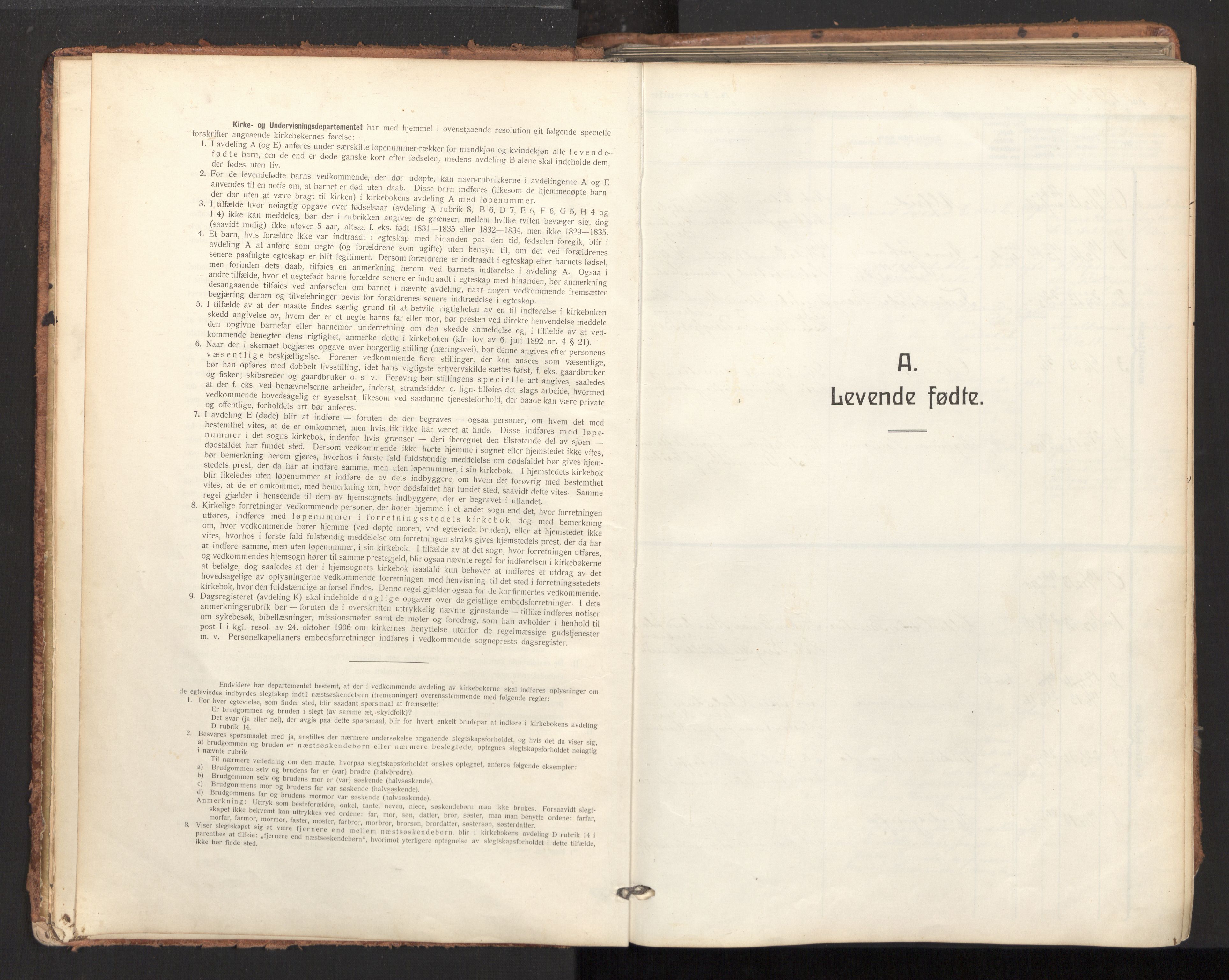 Ministerialprotokoller, klokkerbøker og fødselsregistre - Nordland, SAT/A-1459/893/L1343: Parish register (official) no. 893A15, 1914-1928