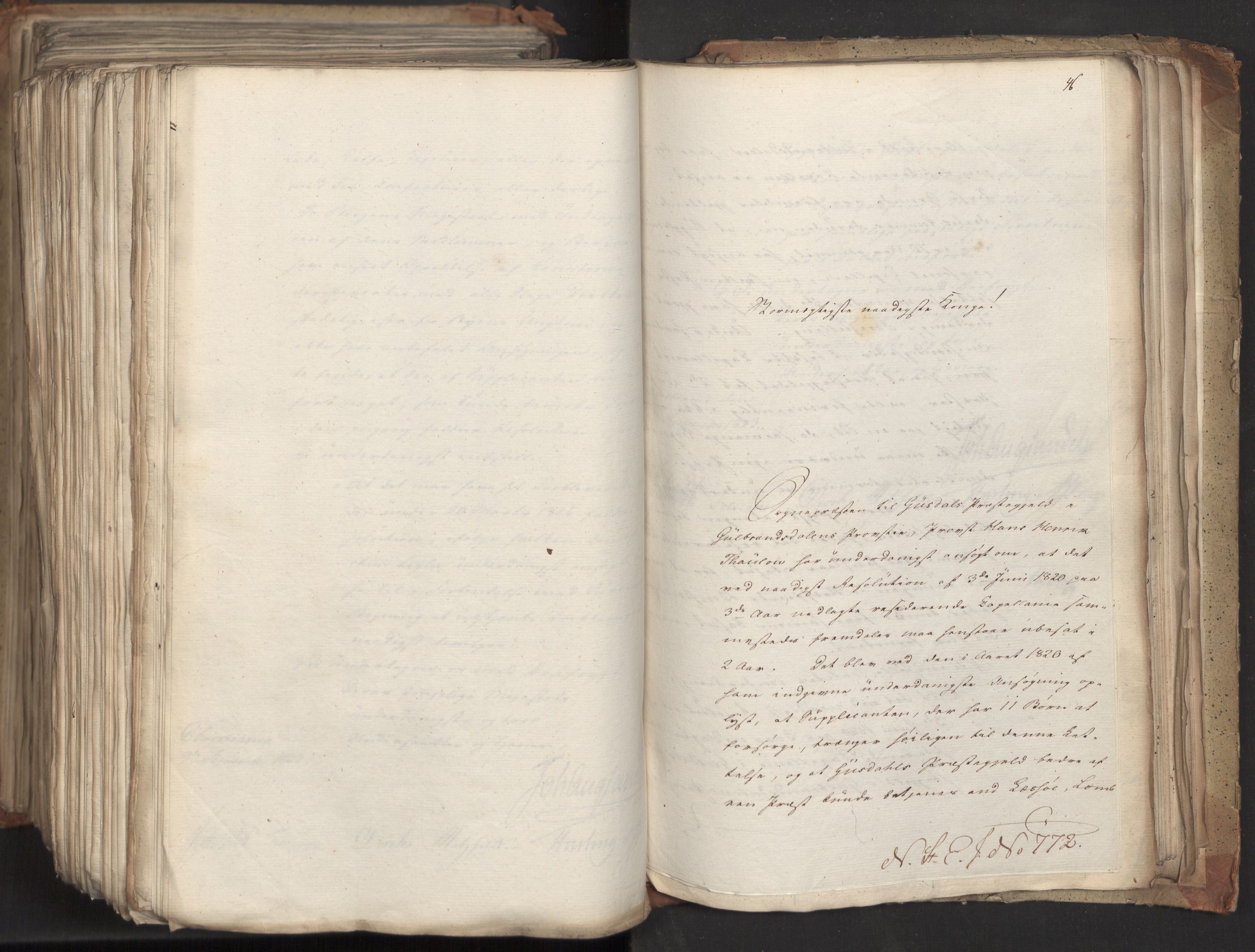Statsrådsavdelingen i Stockholm, AV/RA-S-1003/D/Da/L0035: Regjeringsinnstillinger nr. 541-840, 1823, p. 634