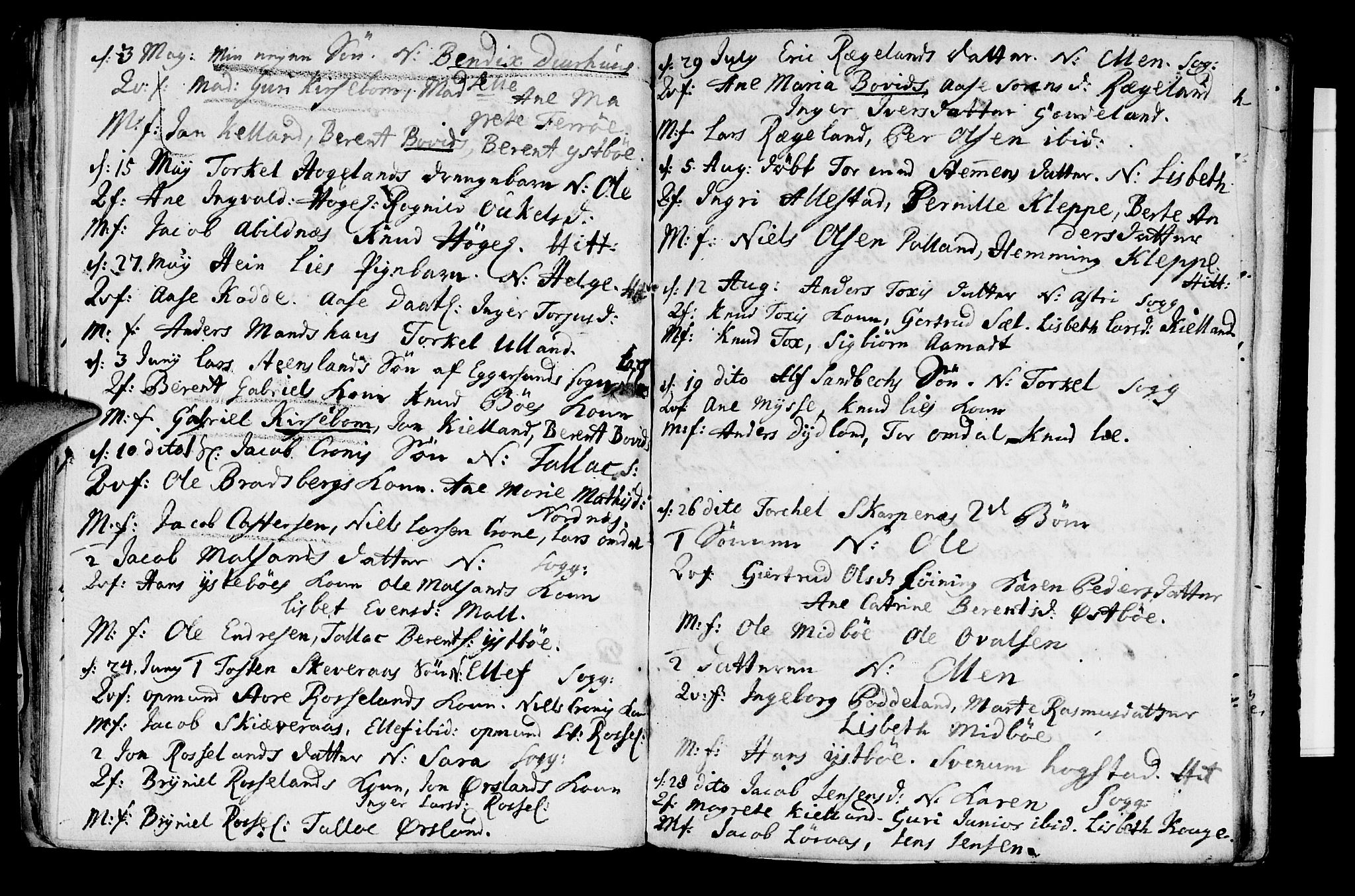 Sokndal sokneprestkontor, AV/SAST-A-101808: Parish register (official) no. A 2, 1740-1743