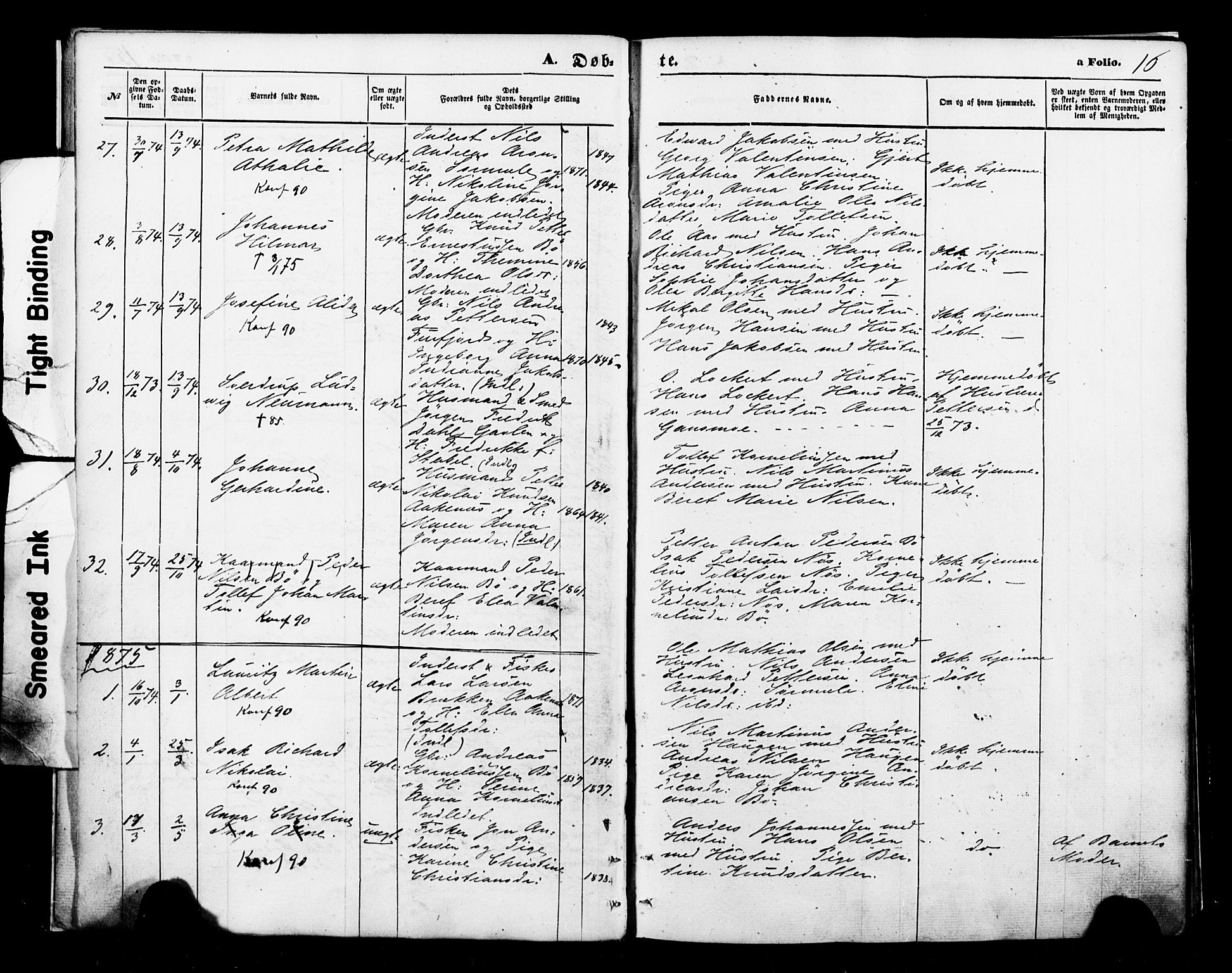 Ministerialprotokoller, klokkerbøker og fødselsregistre - Nordland, AV/SAT-A-1459/898/L1421: Parish register (official) no. 898A01, 1866-1886, p. 16