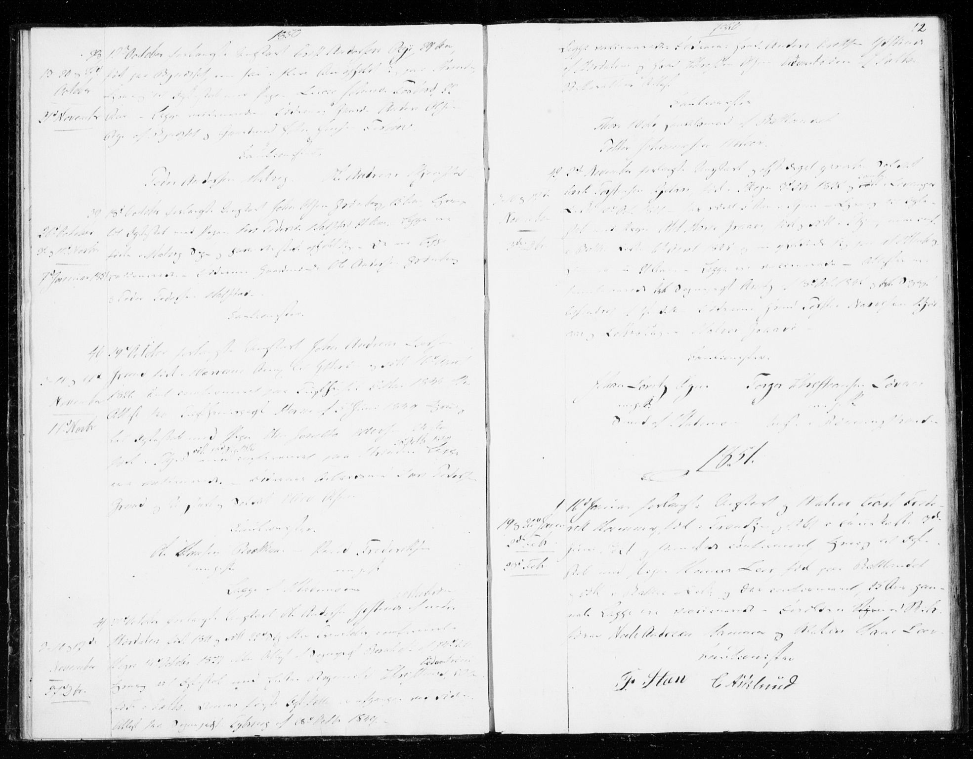 Ministerialprotokoller, klokkerbøker og fødselsregistre - Sør-Trøndelag, SAT/A-1456/606/L0296: Banns register no. 606A11, 1849-1854, p. 12