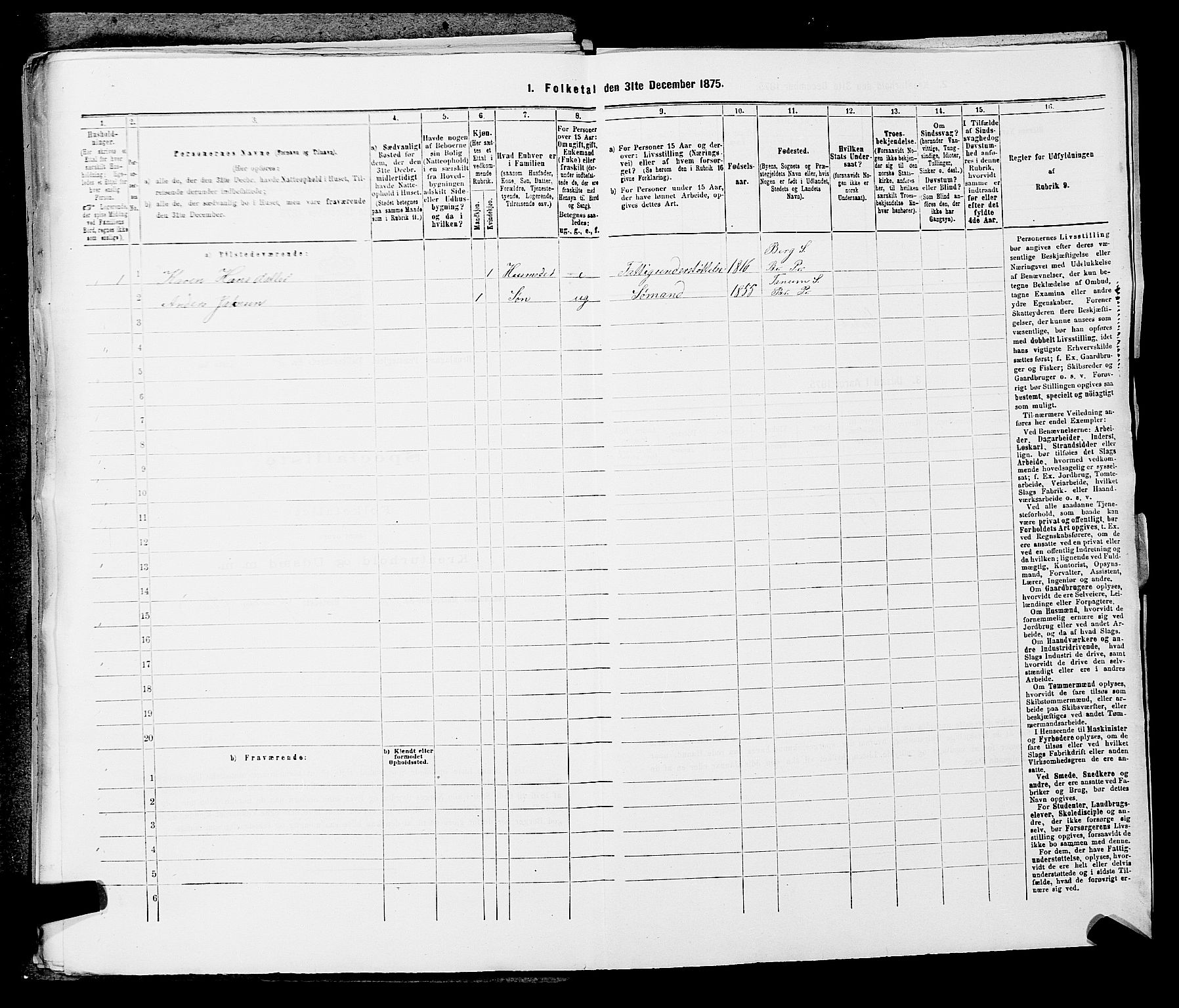 SAKO, 1875 census for 0726P Brunlanes, 1875, p. 778