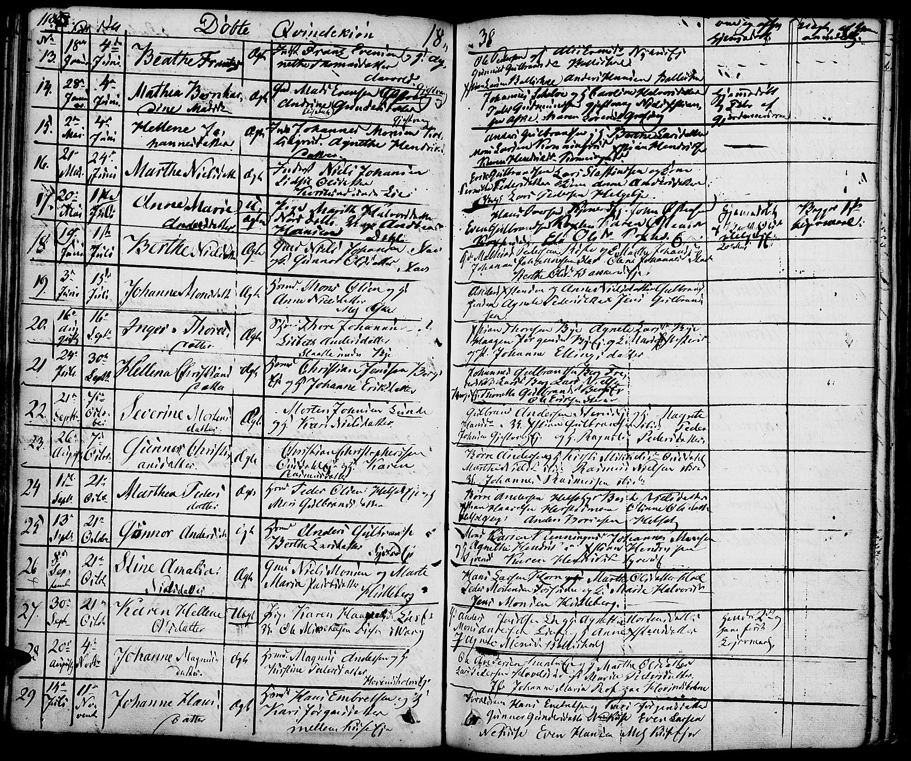 Nes prestekontor, Hedmark, AV/SAH-PREST-020/K/Ka/L0003: Parish register (official) no. 3, 1827-1851, p. 105