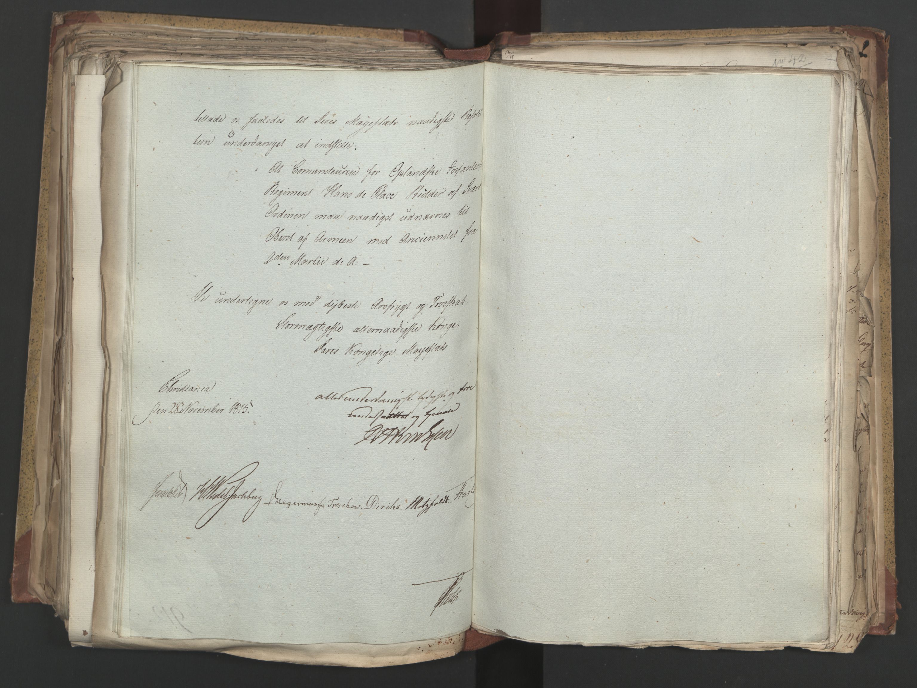 Statsrådsavdelingen i Stockholm, AV/RA-S-1003/D/Da/L0004: Regjeringsinnstillinger nr. 788-999, 1815, p. 301