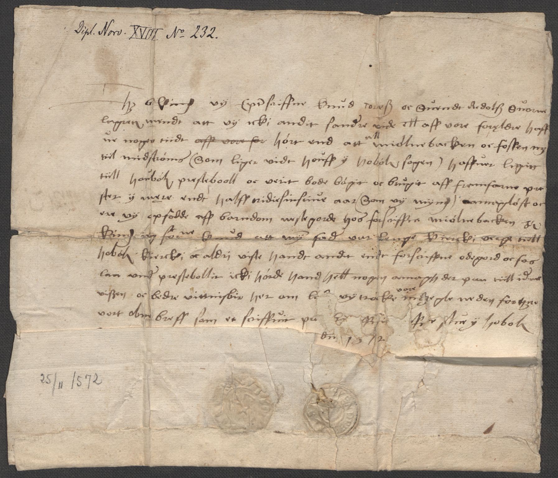 Riksarkivets diplomsamling, AV/RA-EA-5965/F15/L0005: Prestearkiv - Østfold, 1572-1830, p. 47
