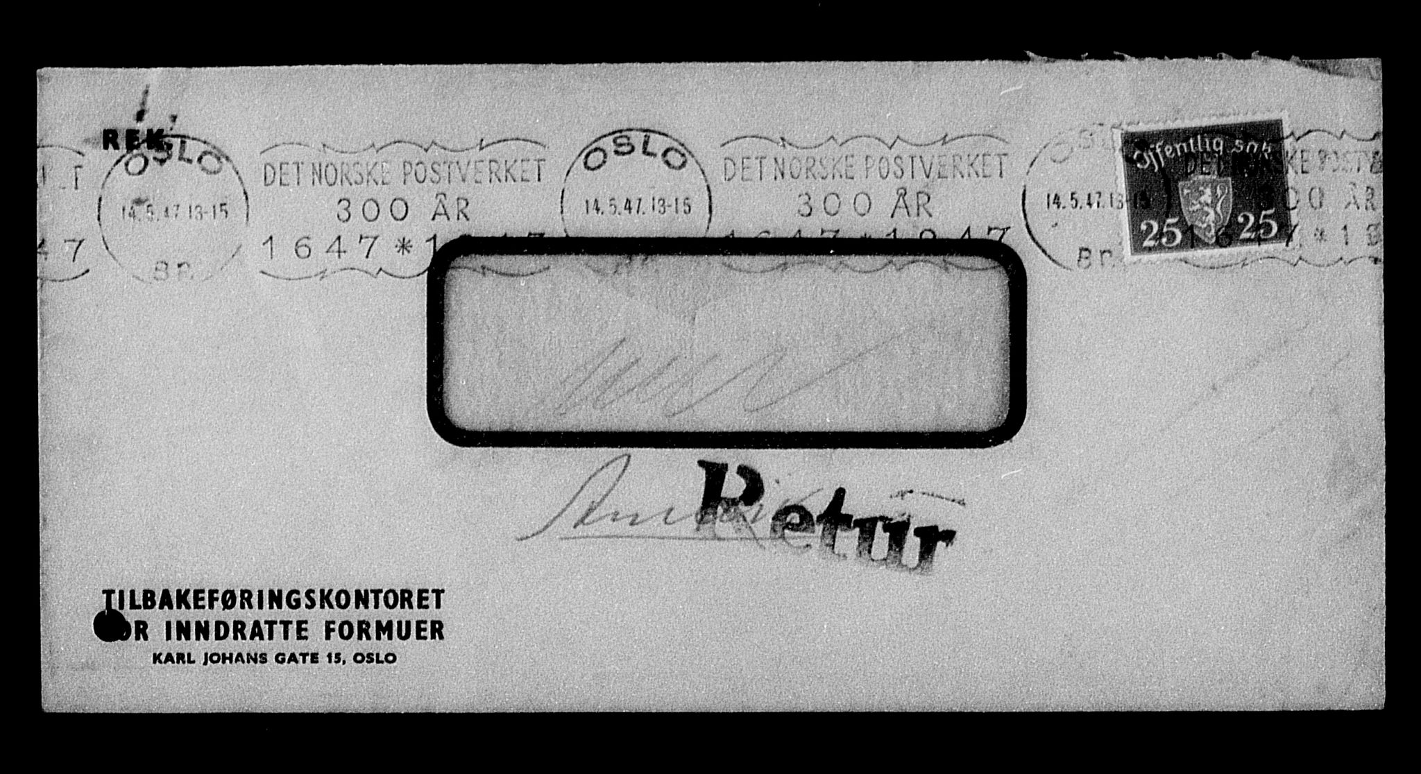 Justisdepartementet, Tilbakeføringskontoret for inndratte formuer, RA/S-1564/H/Hc/Hcc/L0955: --, 1945-1947, p. 6