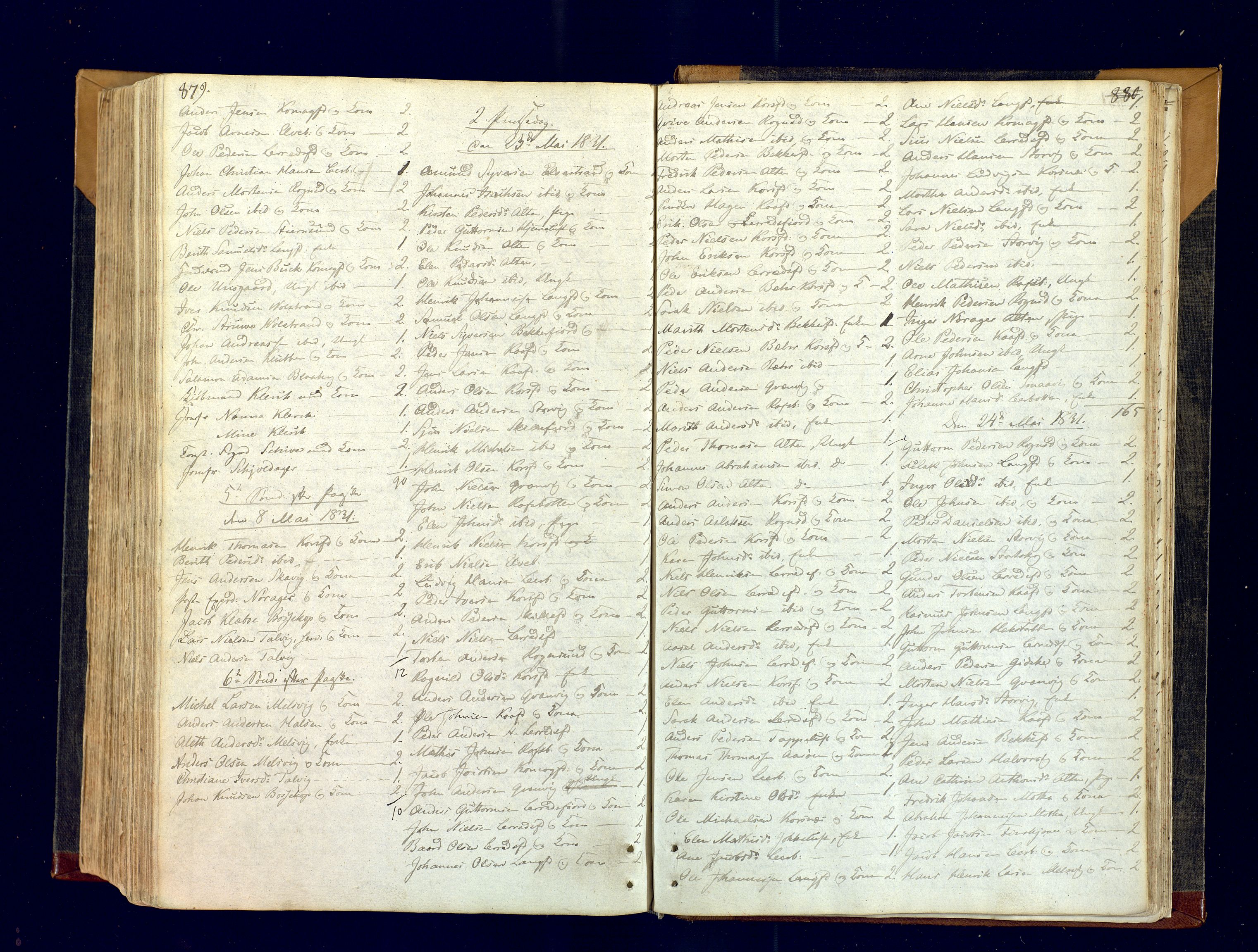 Talvik sokneprestkontor, AV/SATØ-S-1337/H/Ha/L0007kirke: Parish register (official) no. 7, 1813-1821, p. 879-880