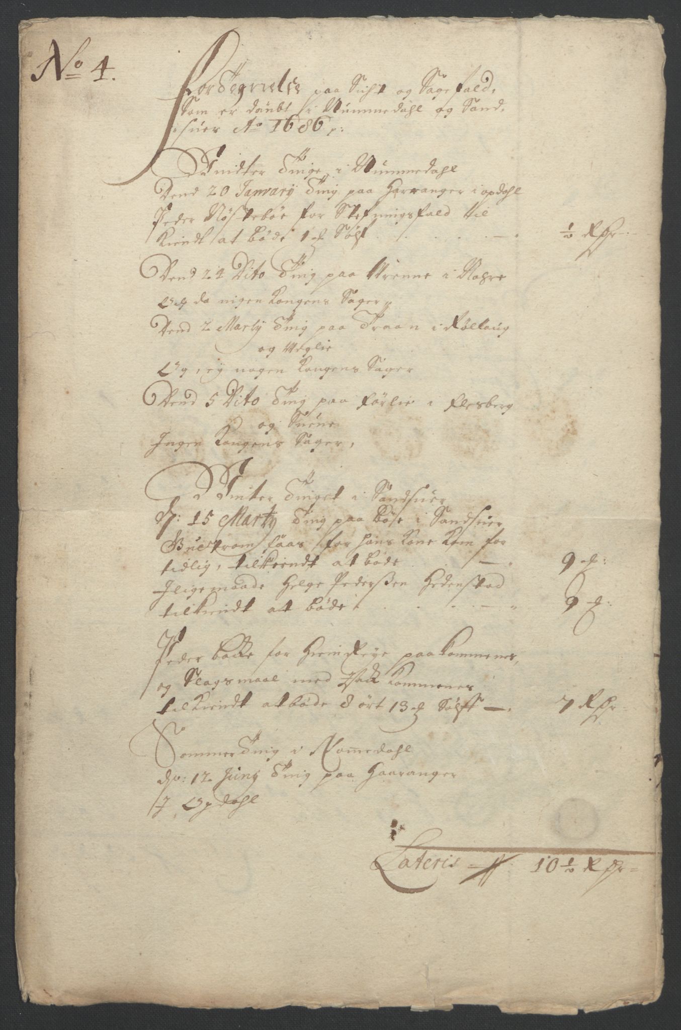 Rentekammeret inntil 1814, Reviderte regnskaper, Fogderegnskap, RA/EA-4092/R24/L1572: Fogderegnskap Numedal og Sandsvær, 1679-1686, p. 17