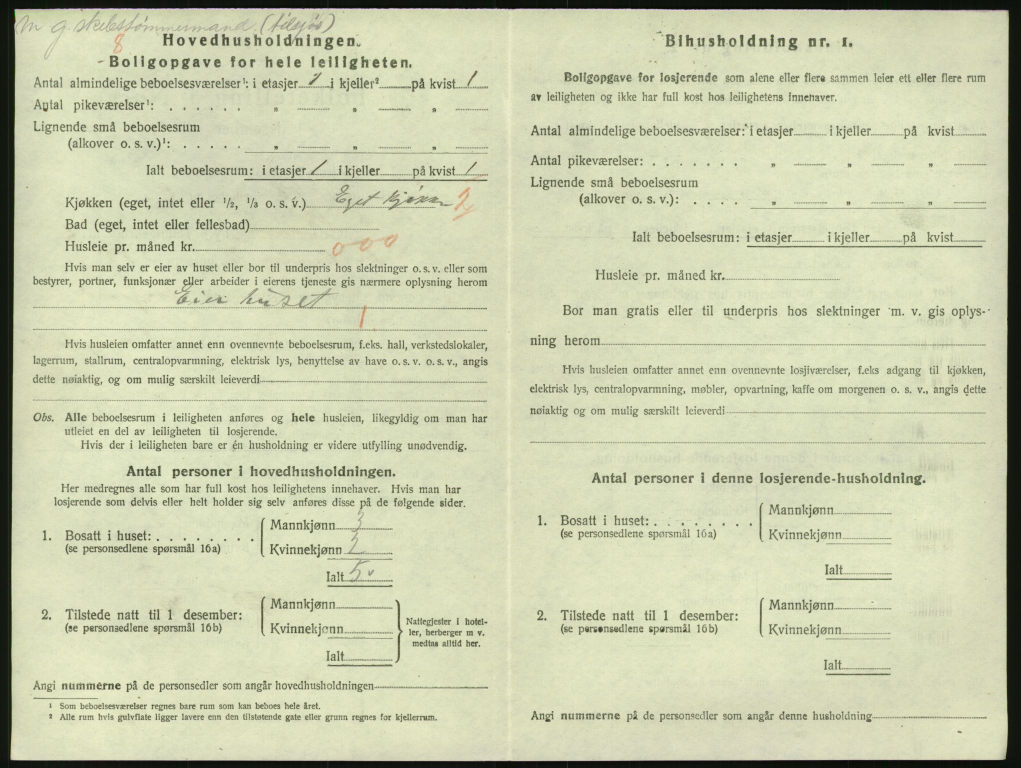 SAK, 1920 census for Risør, 1920, p. 2122