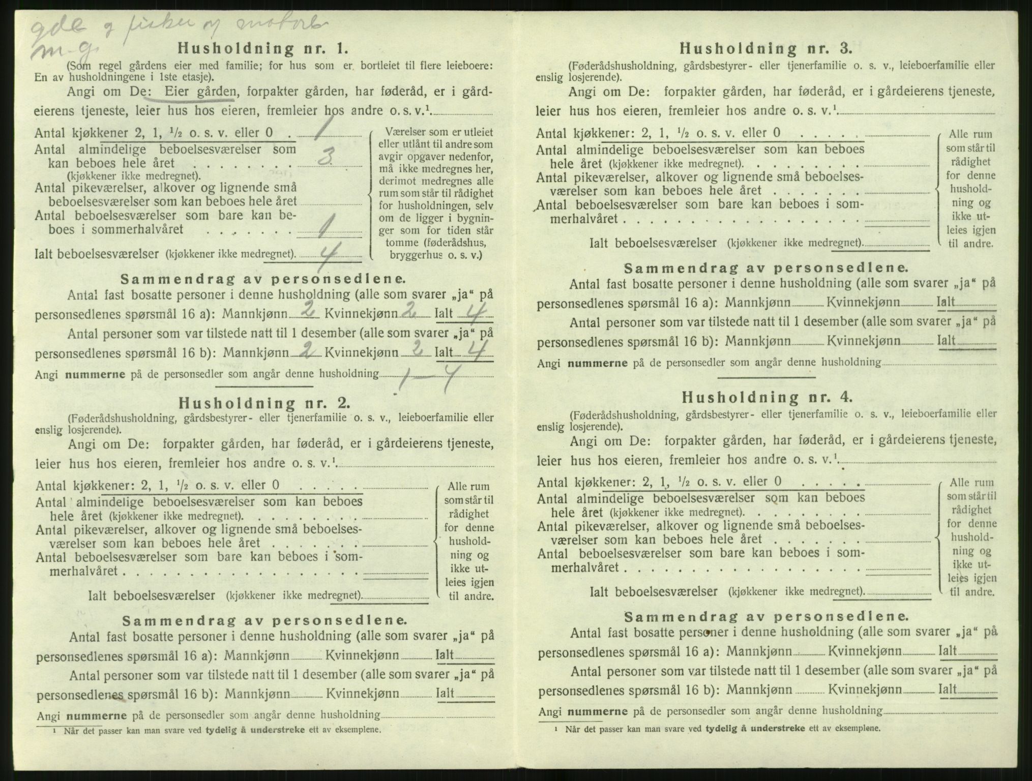 SAT, 1920 census for Ørsta, 1920, p. 601