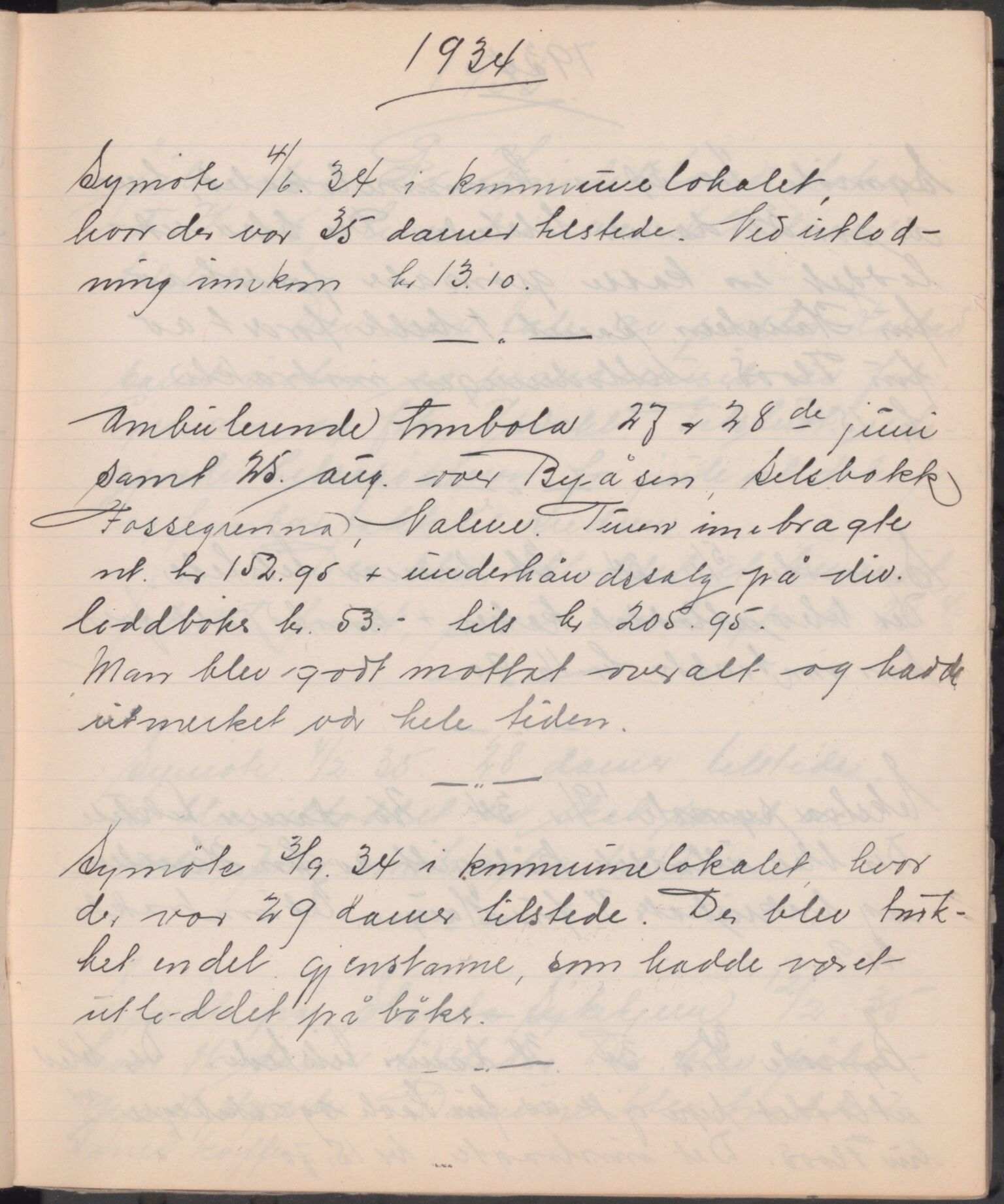 Trondheim Røde Kors, TRKO/PA-1204/A/Ab/L0004: Dagbok for Strinda Røde Kors, 1926-1952, p. 111