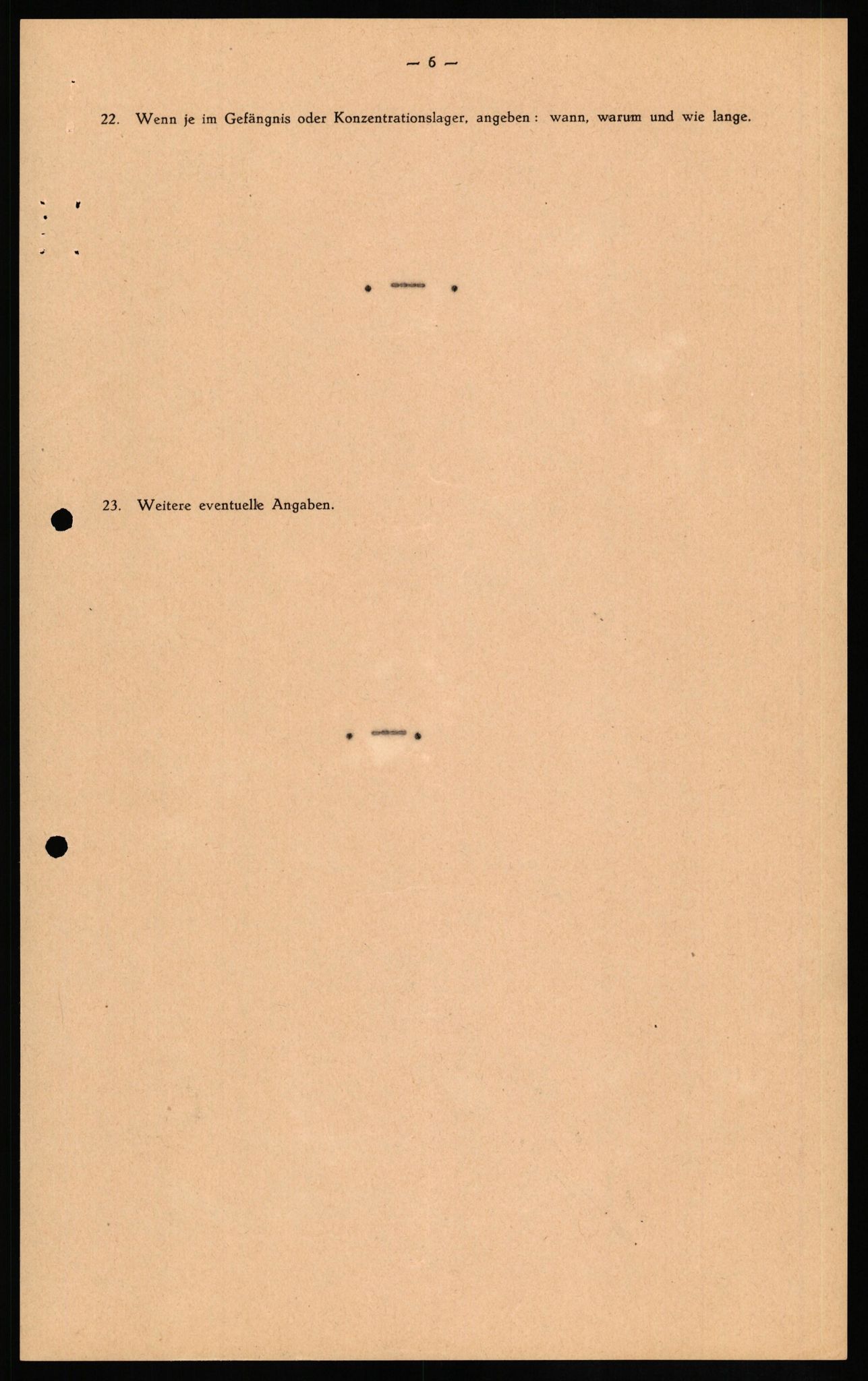 Forsvaret, Forsvarets overkommando II, RA/RAFA-3915/D/Db/L0020: CI Questionaires. Tyske okkupasjonsstyrker i Norge. Tyskere., 1945-1946, p. 129