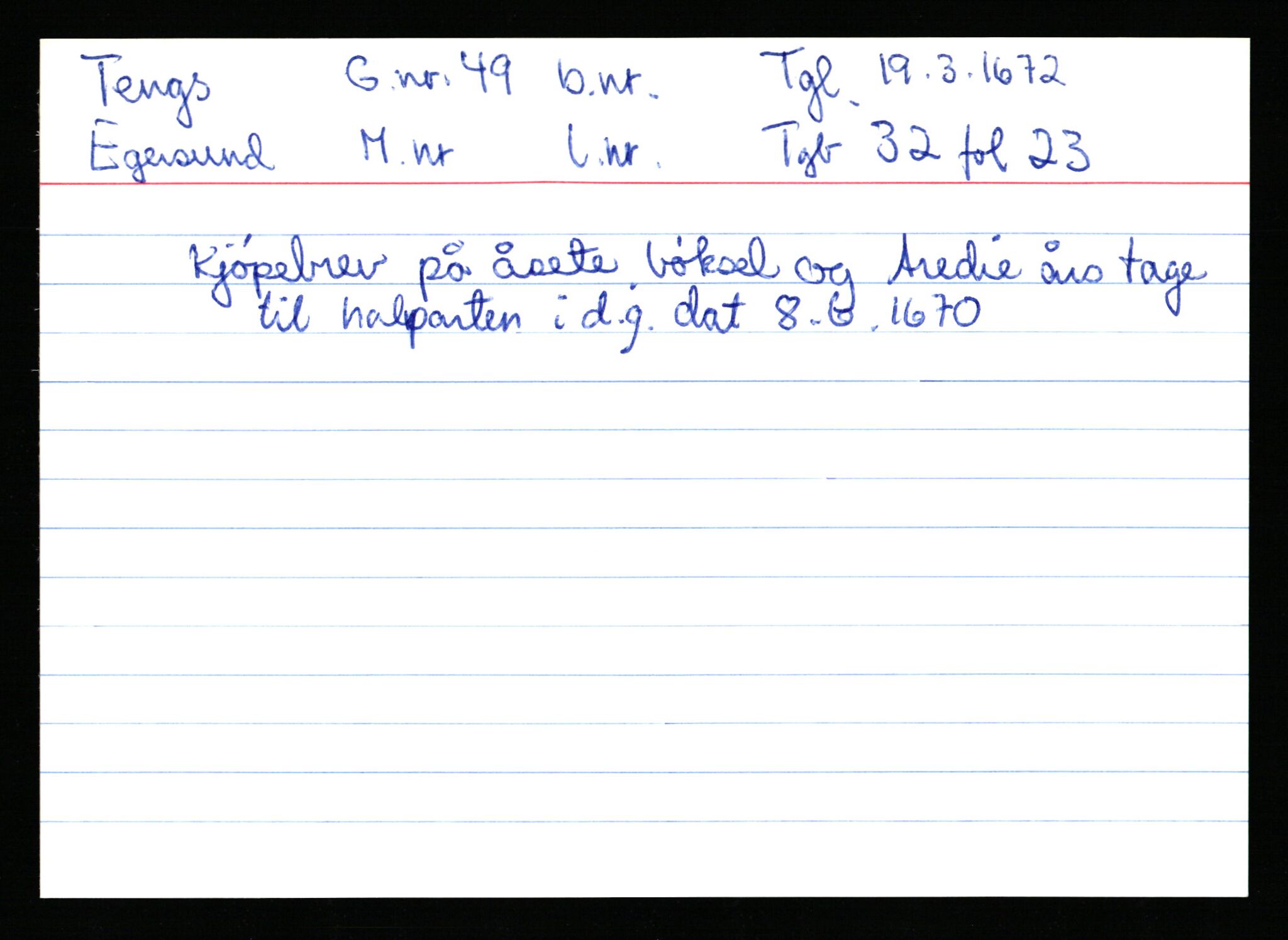Statsarkivet i Stavanger, AV/SAST-A-101971/03/Y/Ym/L0060: Åstedskort sortert etter gårdsnavn: Tengesdal - Tjørn, 1600-1950, p. 17