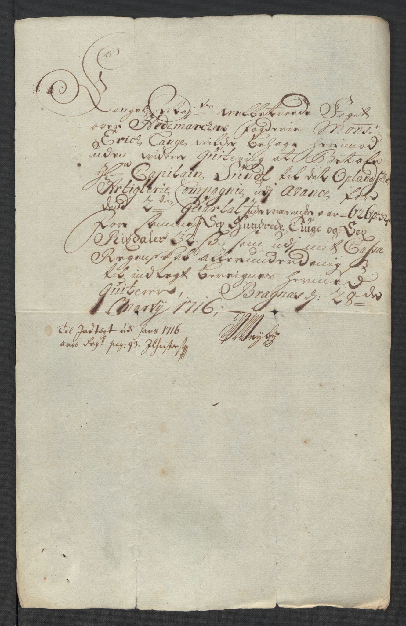 Rentekammeret inntil 1814, Reviderte regnskaper, Fogderegnskap, AV/RA-EA-4092/R16/L1055: Fogderegnskap Hedmark, 1716, p. 367