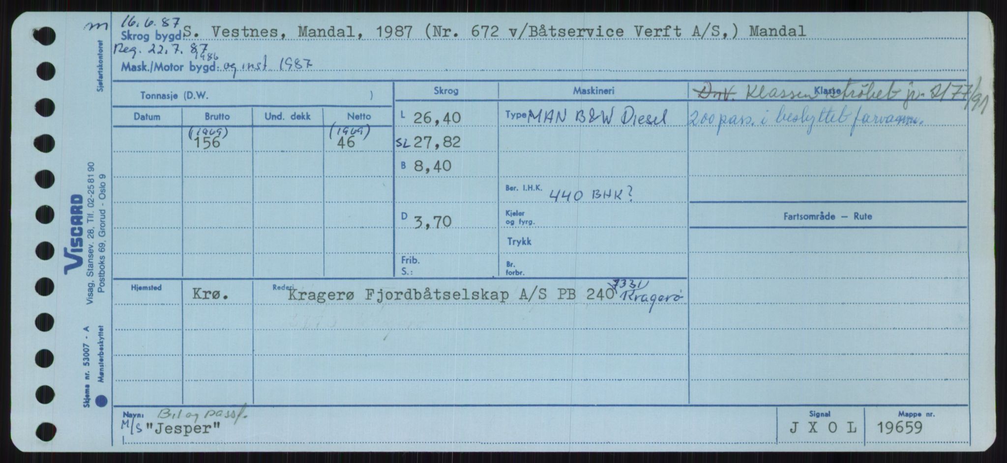 Sjøfartsdirektoratet med forløpere, Skipsmålingen, RA/S-1627/H/Ha/L0003/0001: Fartøy, Hilm-Mar / Fartøy, Hilm-Kol, p. 483