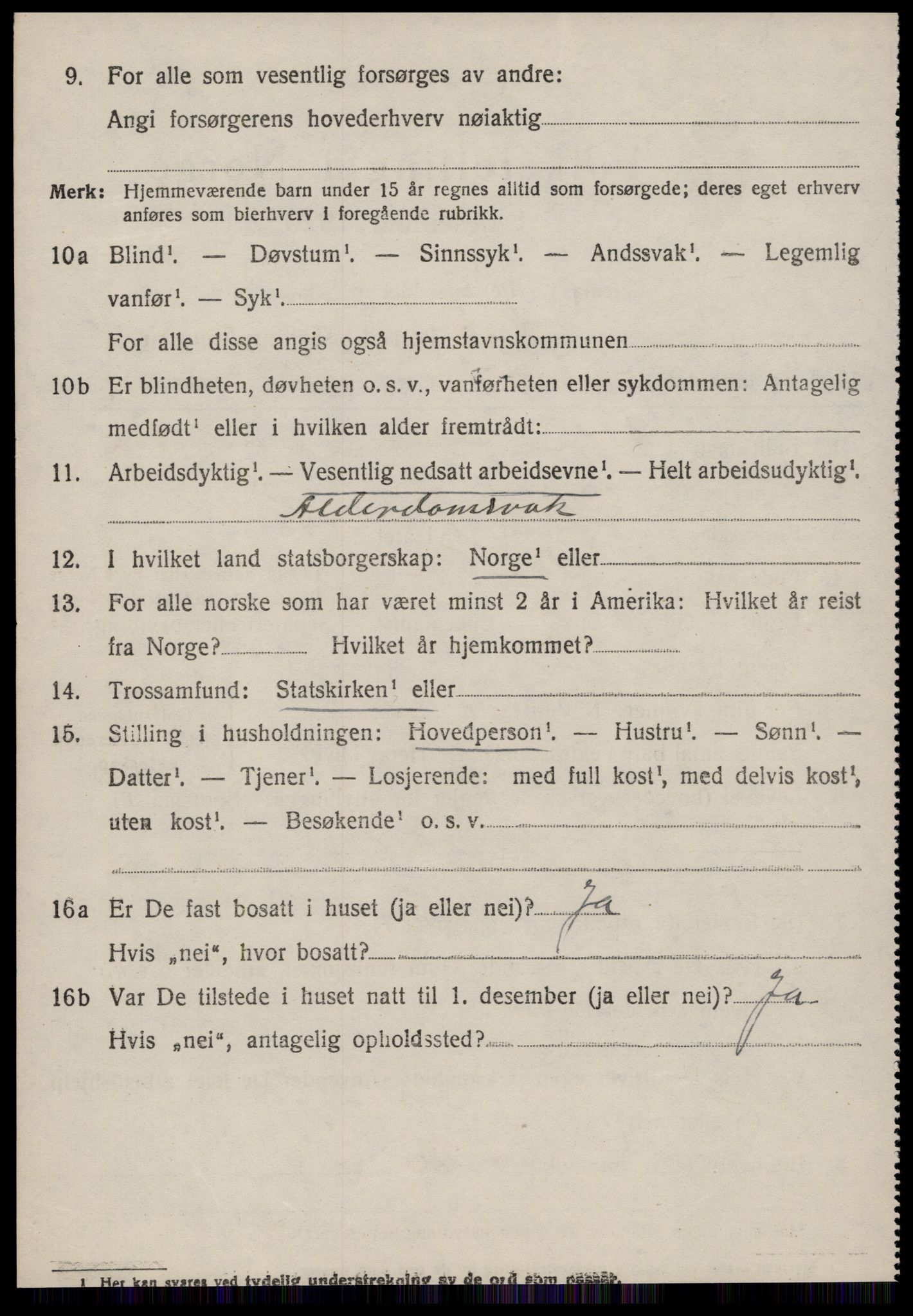 SAT, 1920 census for Frei, 1920, p. 1038