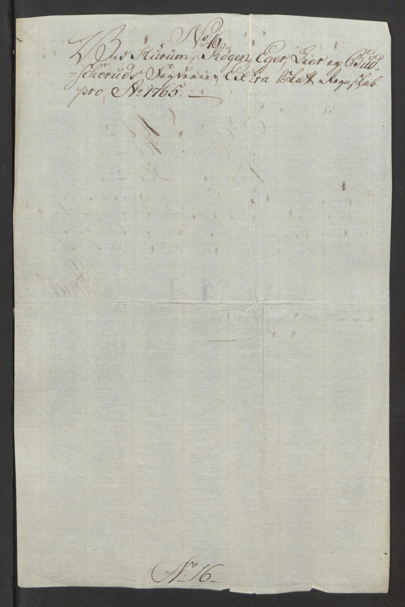 Rentekammeret inntil 1814, Reviderte regnskaper, Fogderegnskap, RA/EA-4092/R31/L1834: Ekstraskatten Hurum, Røyken, Eiker, Lier og Buskerud, 1765, p. 470