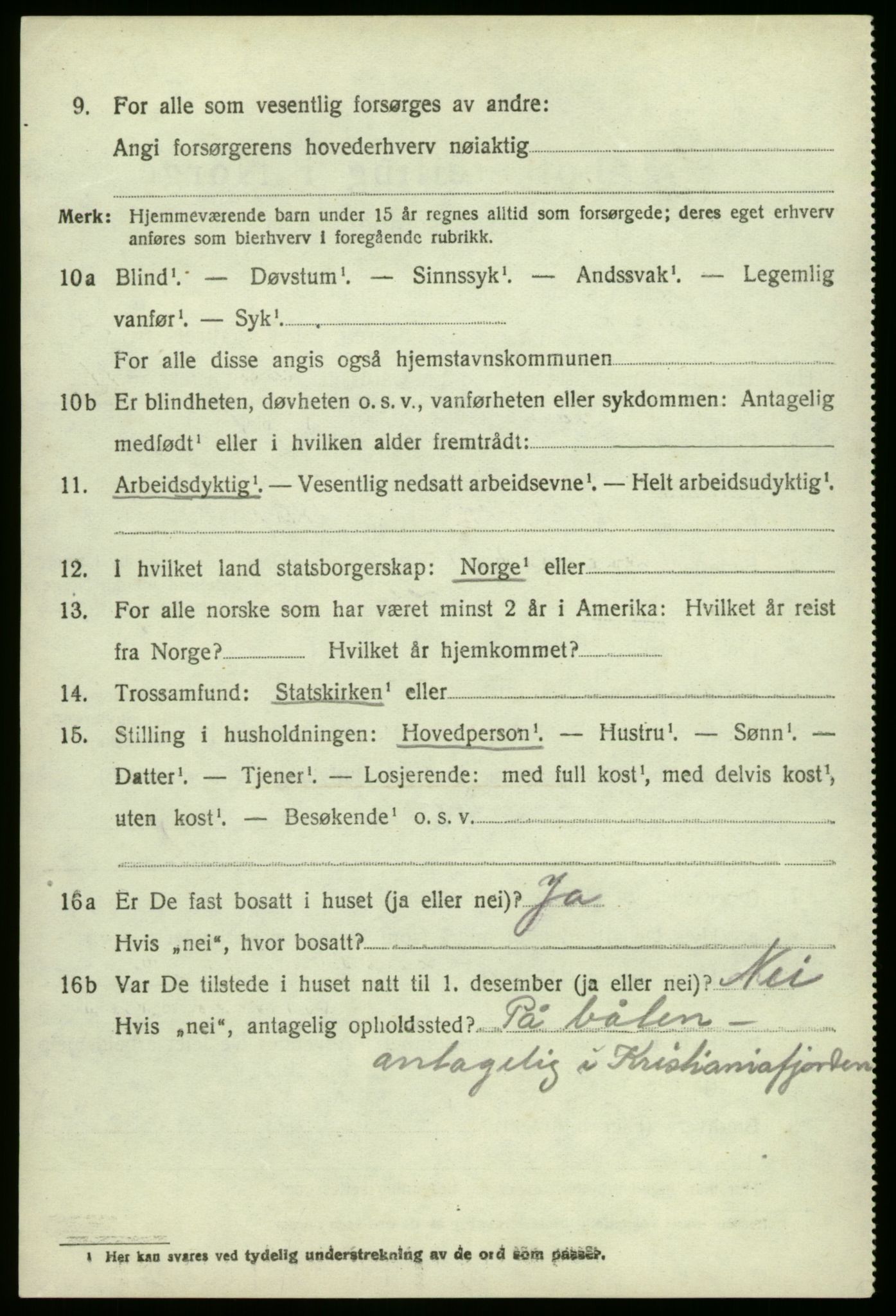 SAO, 1920 census for Hvaler, 1920, p. 4023