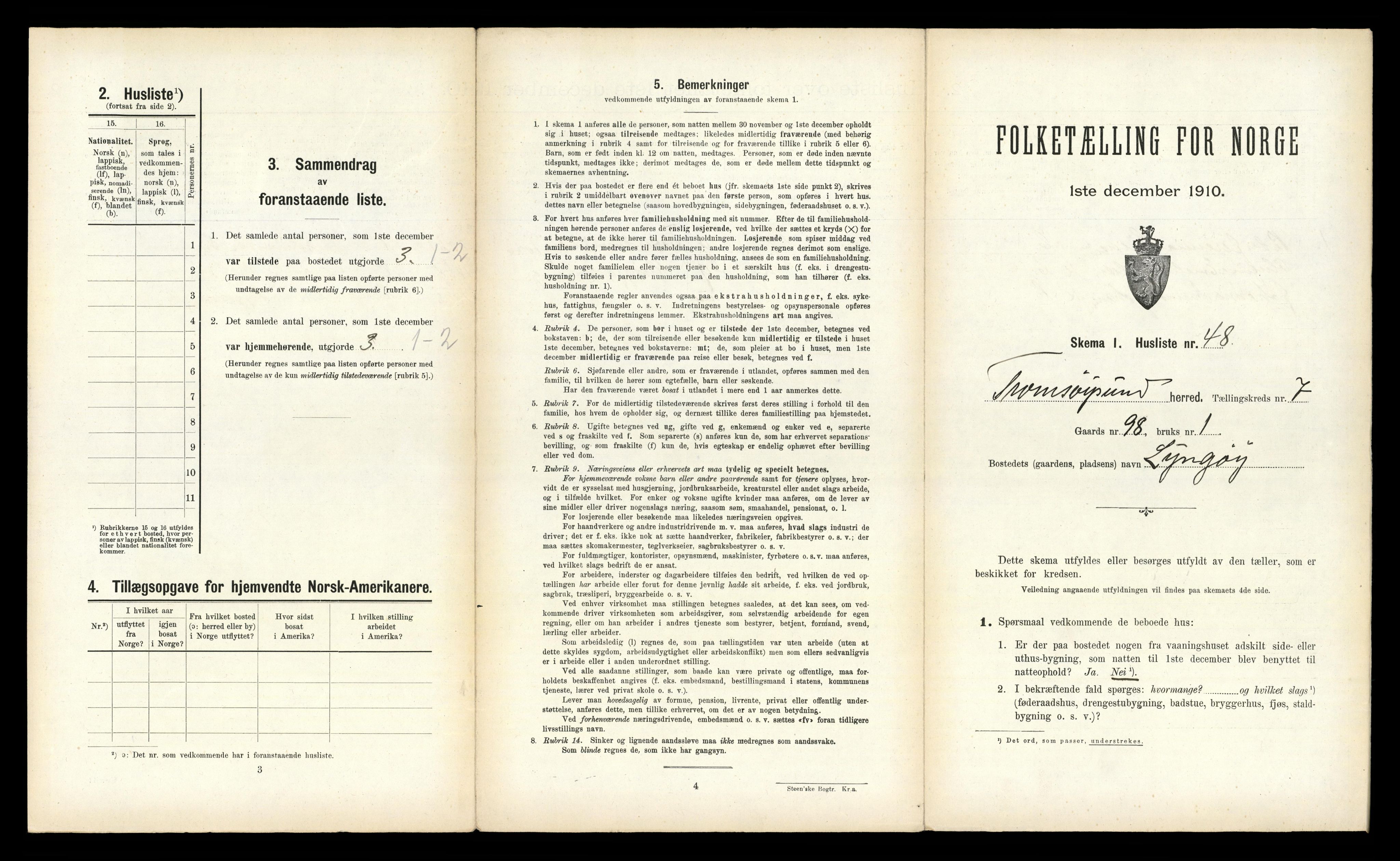 RA, 1910 census for Tromsøysund, 1910, p. 1419