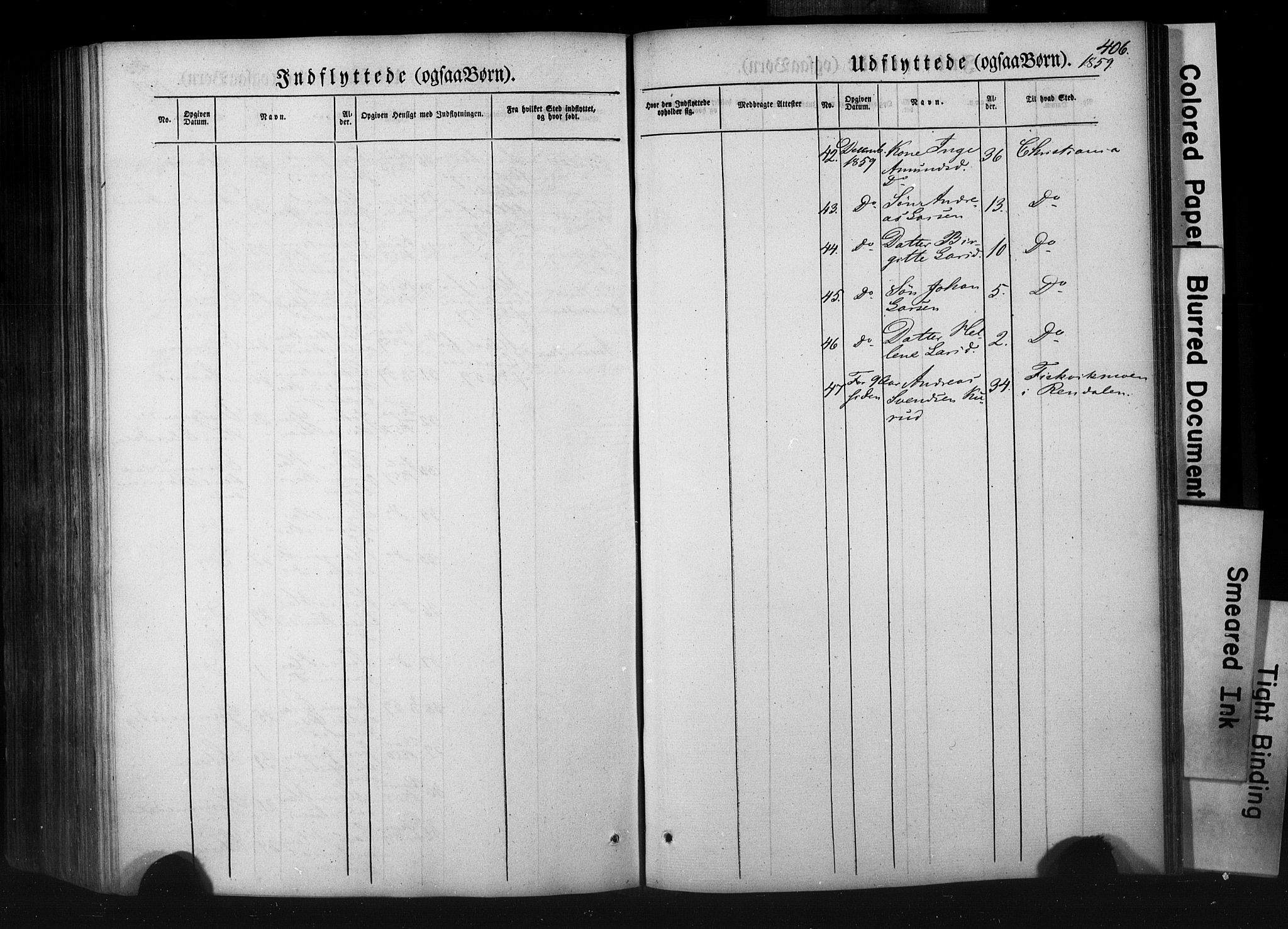 Løten prestekontor, AV/SAH-PREST-022/K/Ka/L0007: Parish register (official) no. 7, 1850-1859, p. 406