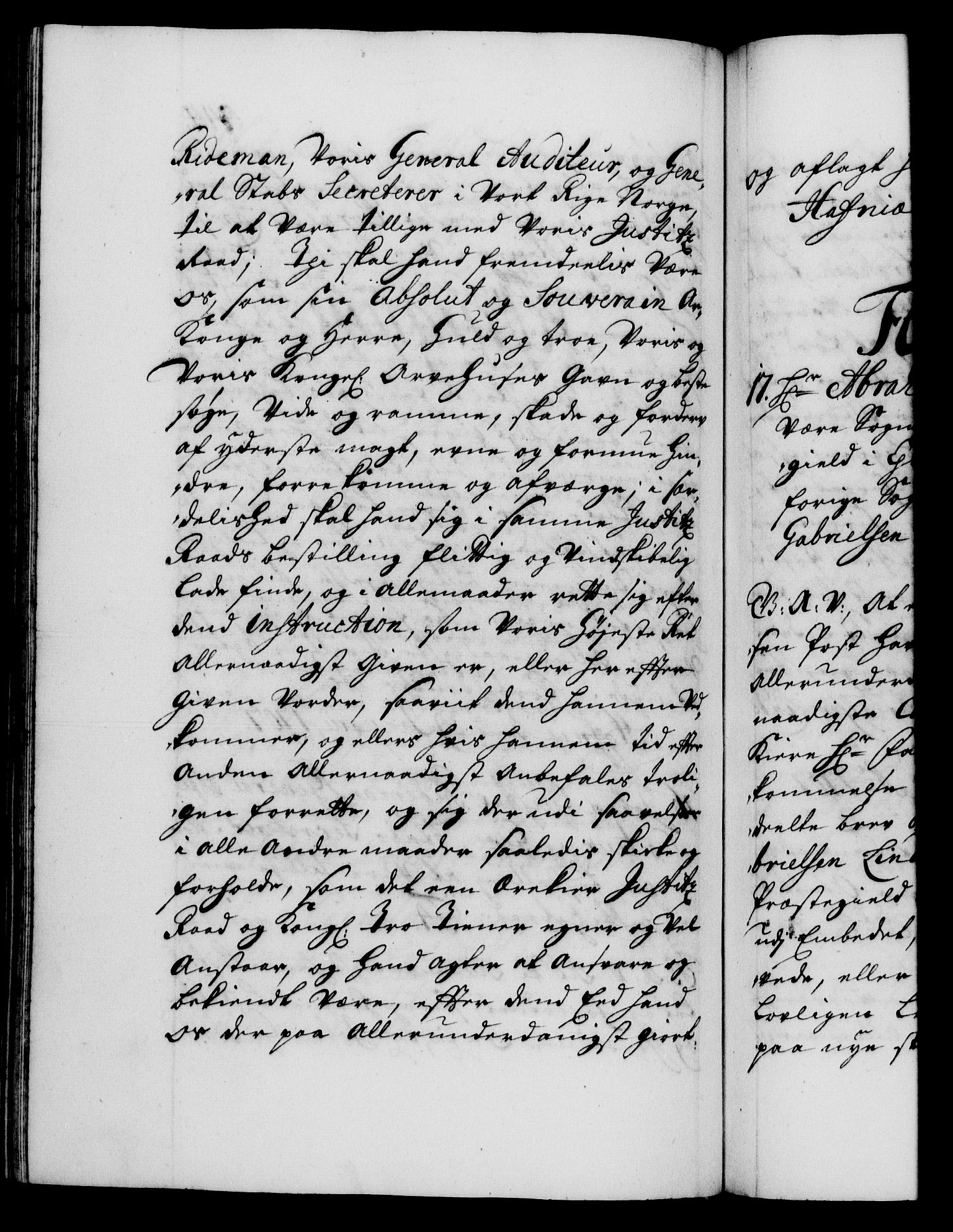 Danske Kanselli 1572-1799, RA/EA-3023/F/Fc/Fca/Fcaa/L0019: Norske registre, 1704-1707, p. 444b