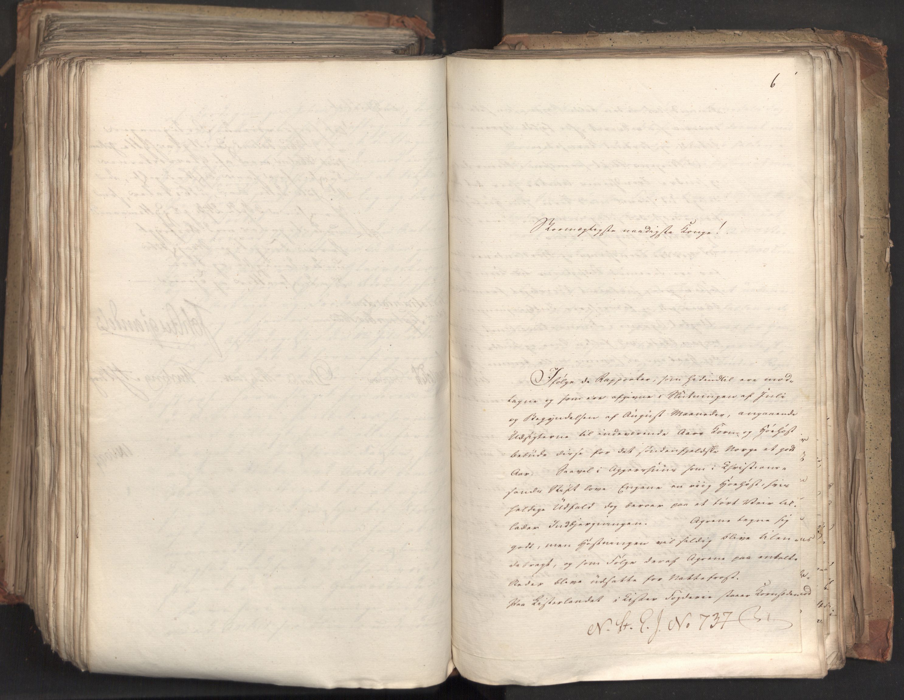 Statsrådsavdelingen i Stockholm, AV/RA-S-1003/D/Da/L0035: Regjeringsinnstillinger nr. 541-840, 1823, p. 536