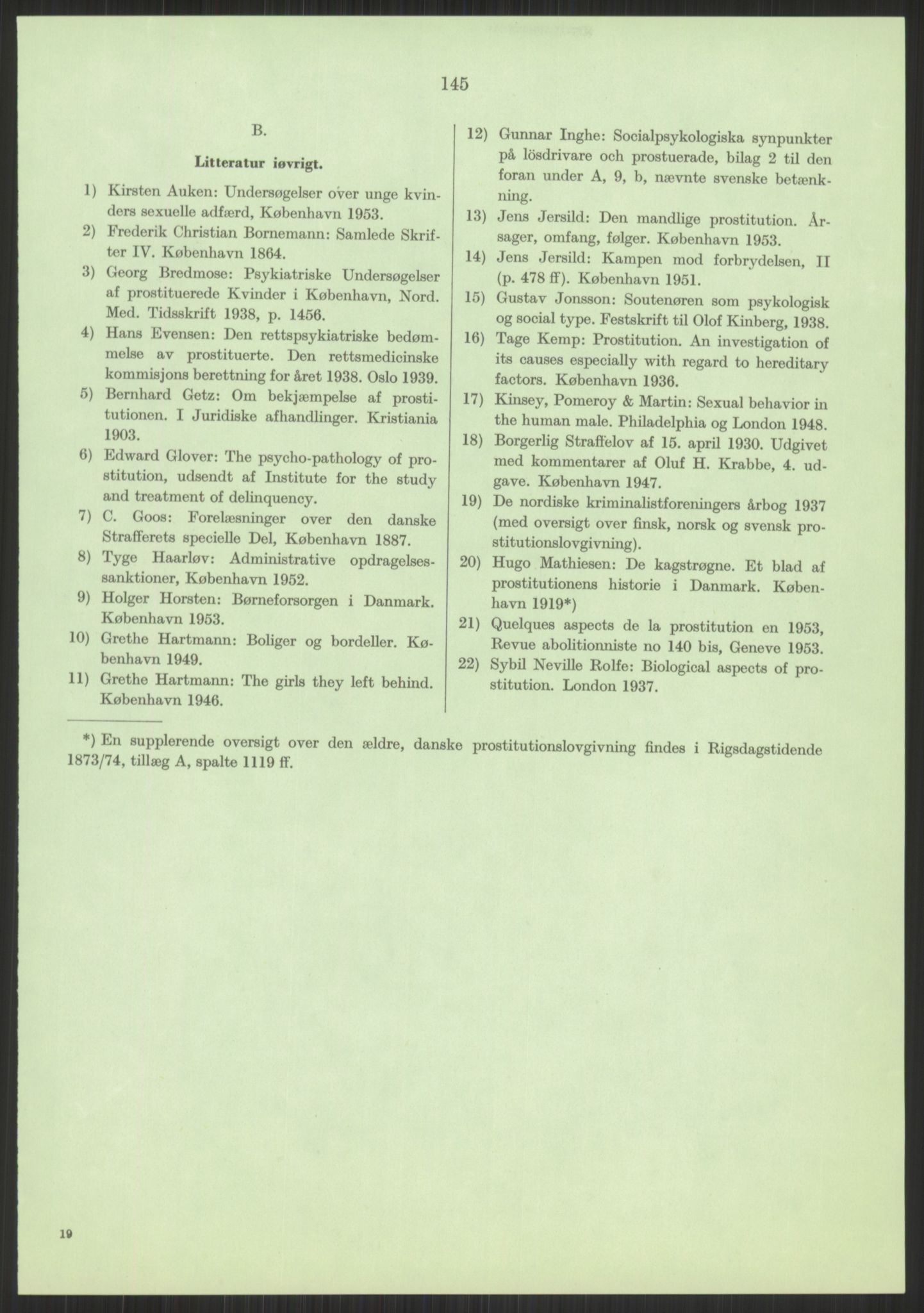 Justisdepartementet, Lovavdelingen, RA/S-3212/D/De/L0029/0001: Straffeloven / Straffelovens revisjon: 5 - Ot. prp. nr.  41 - 1945: Homoseksualiet. 3 mapper, 1956-1970, p. 957