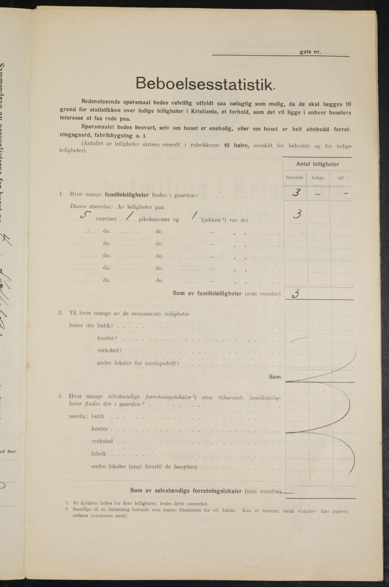 OBA, Municipal Census 1914 for Kristiania, 1914, p. 100560