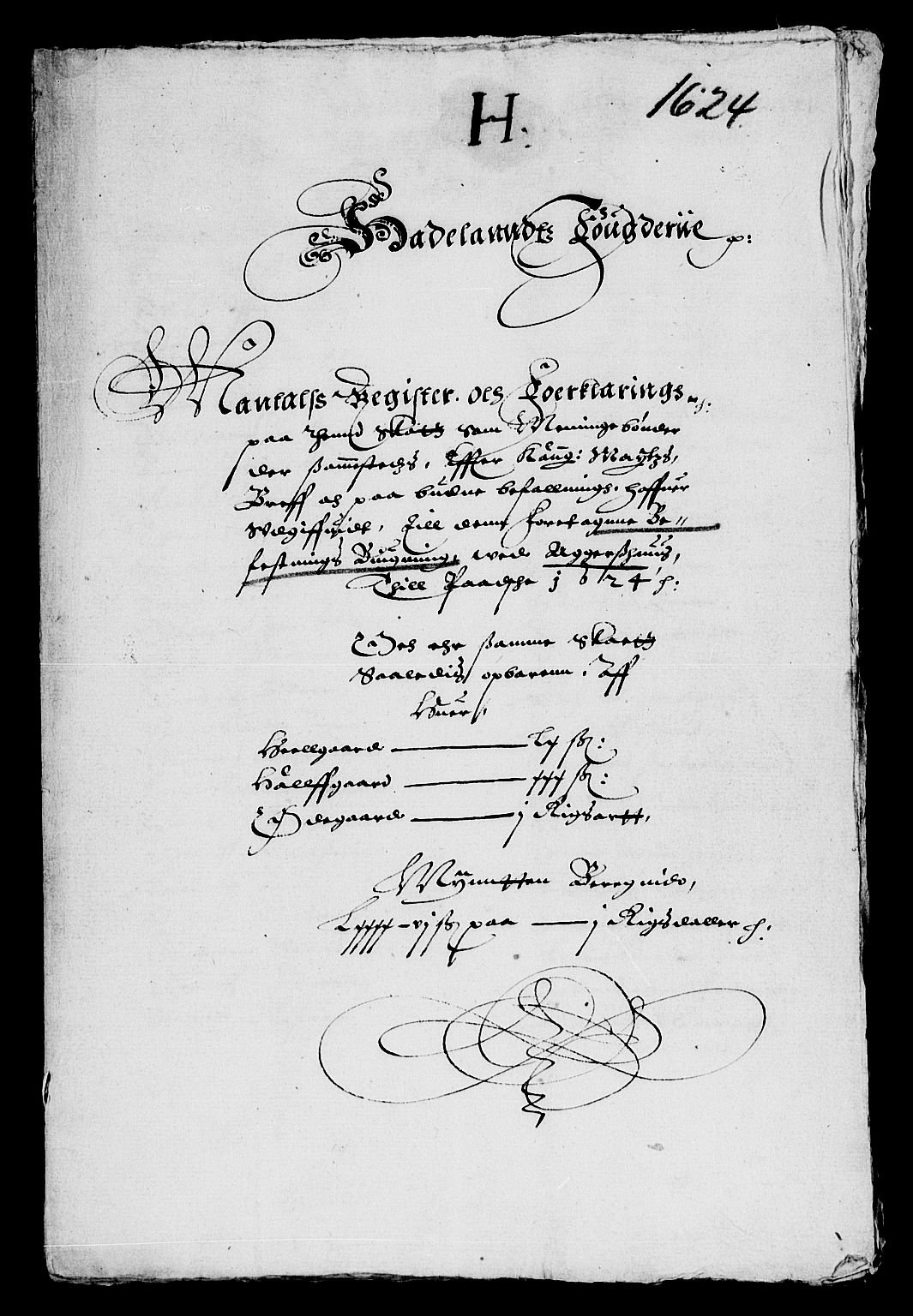 Rentekammeret inntil 1814, Reviderte regnskaper, Lensregnskaper, AV/RA-EA-5023/R/Rb/Rba/L0071: Akershus len, 1624-1625