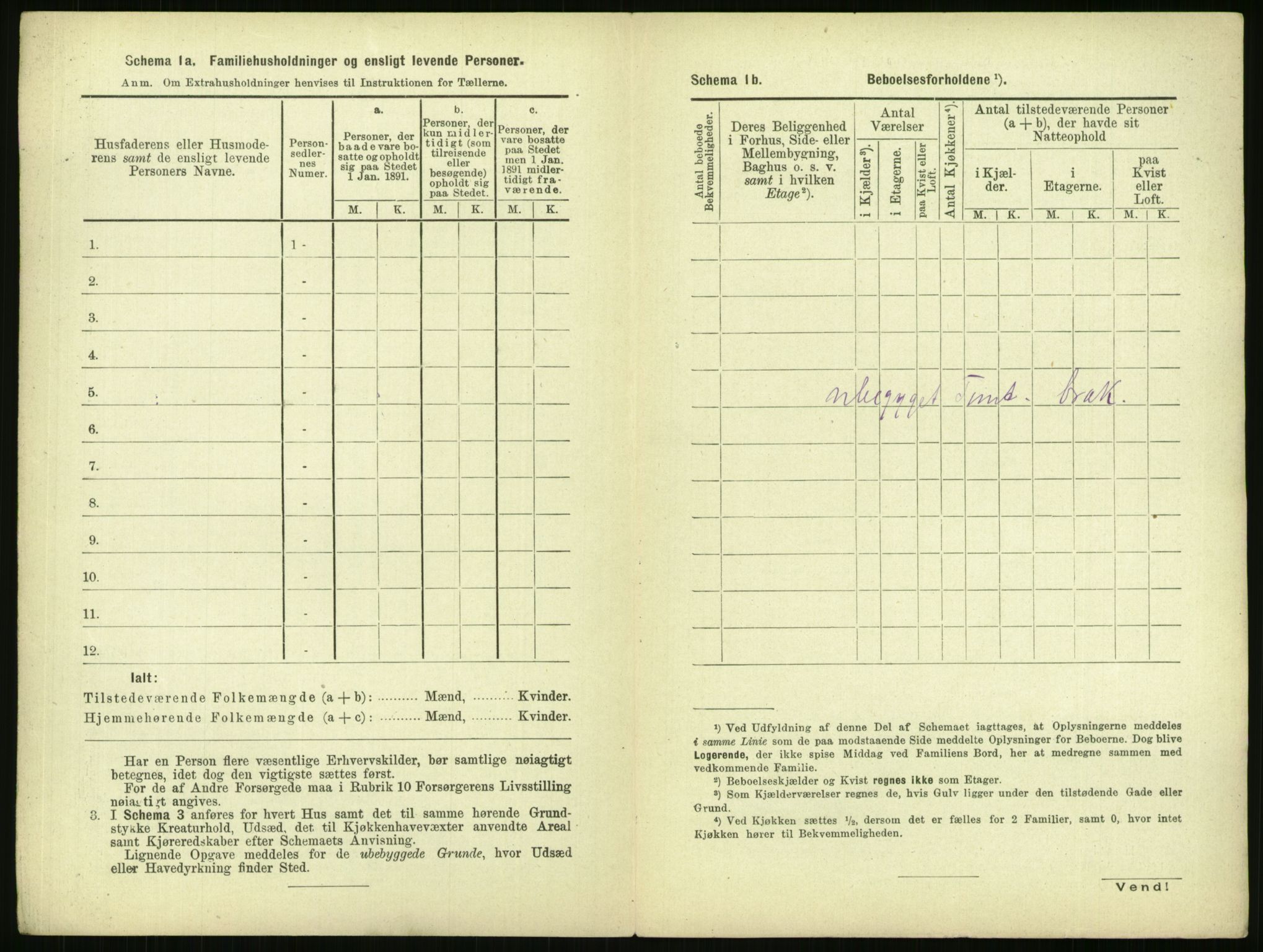 RA, 1891 census for 0301 Kristiania, 1891, p. 33055